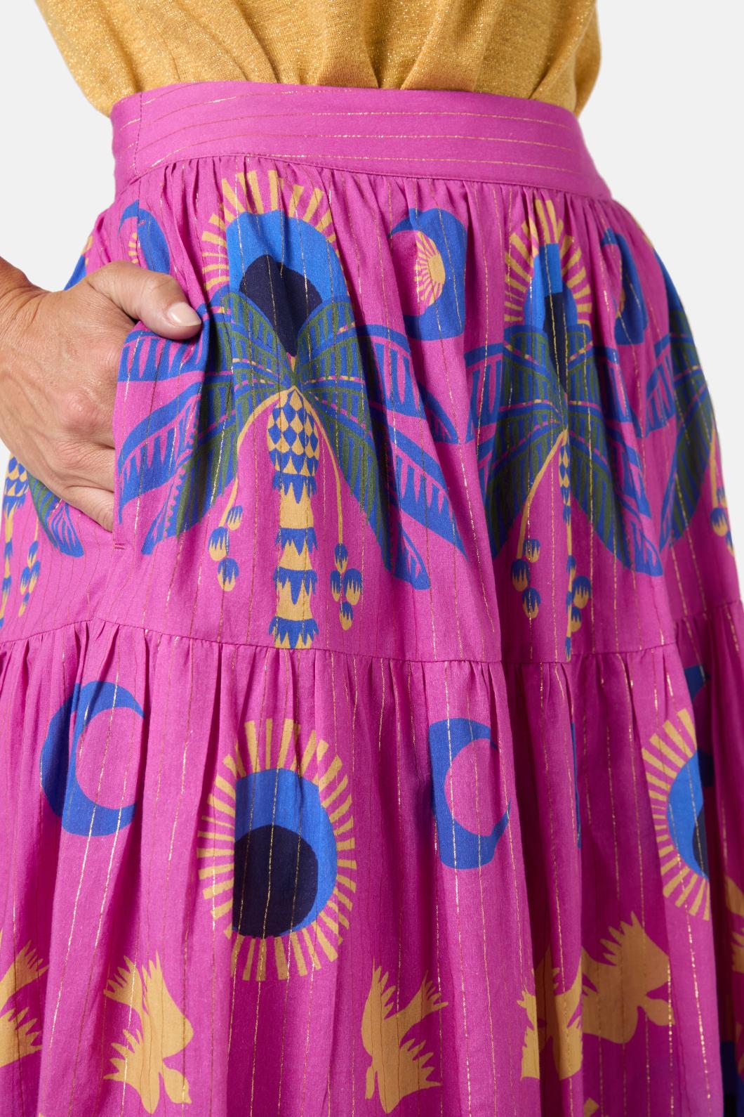 Gorman - Stamp Collecting Skirt - print