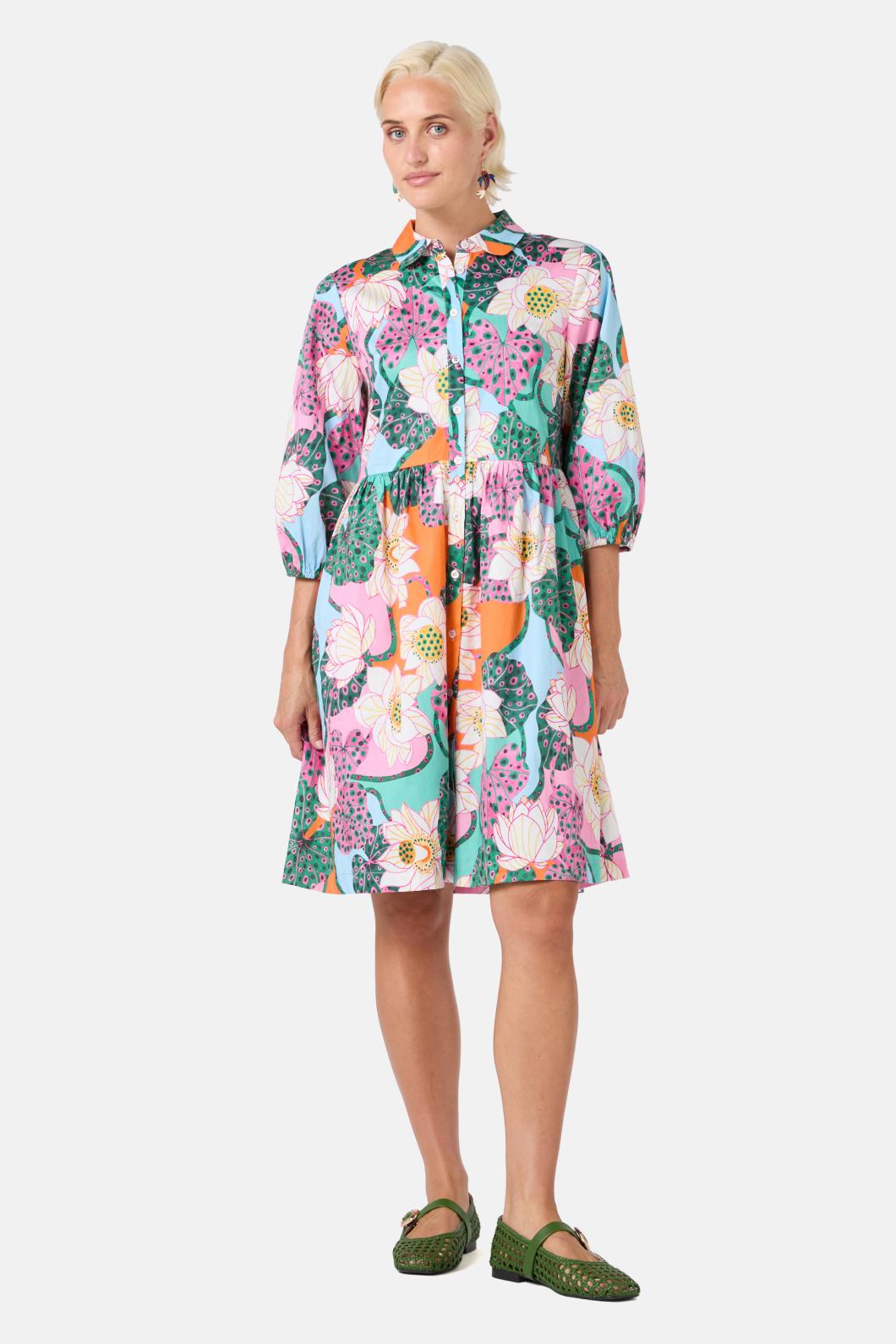 Gorman - Lotus Leopard Smock Dress - print