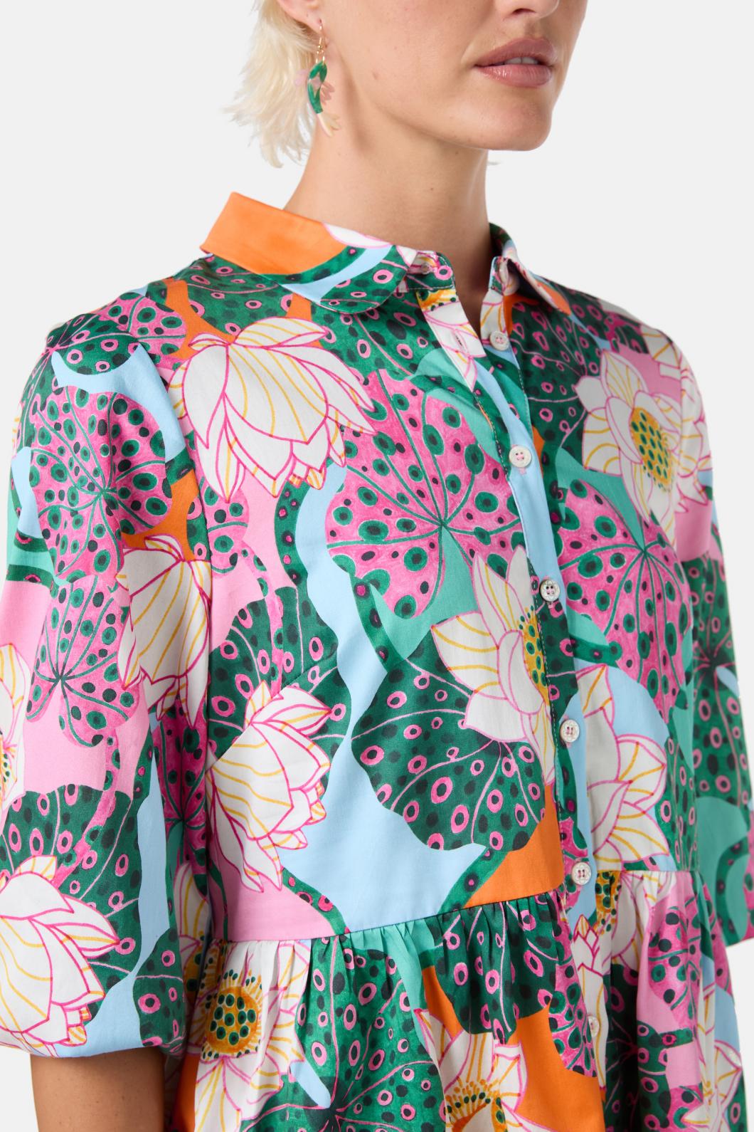 Gorman - Lotus Leopard Smock Dress - print
