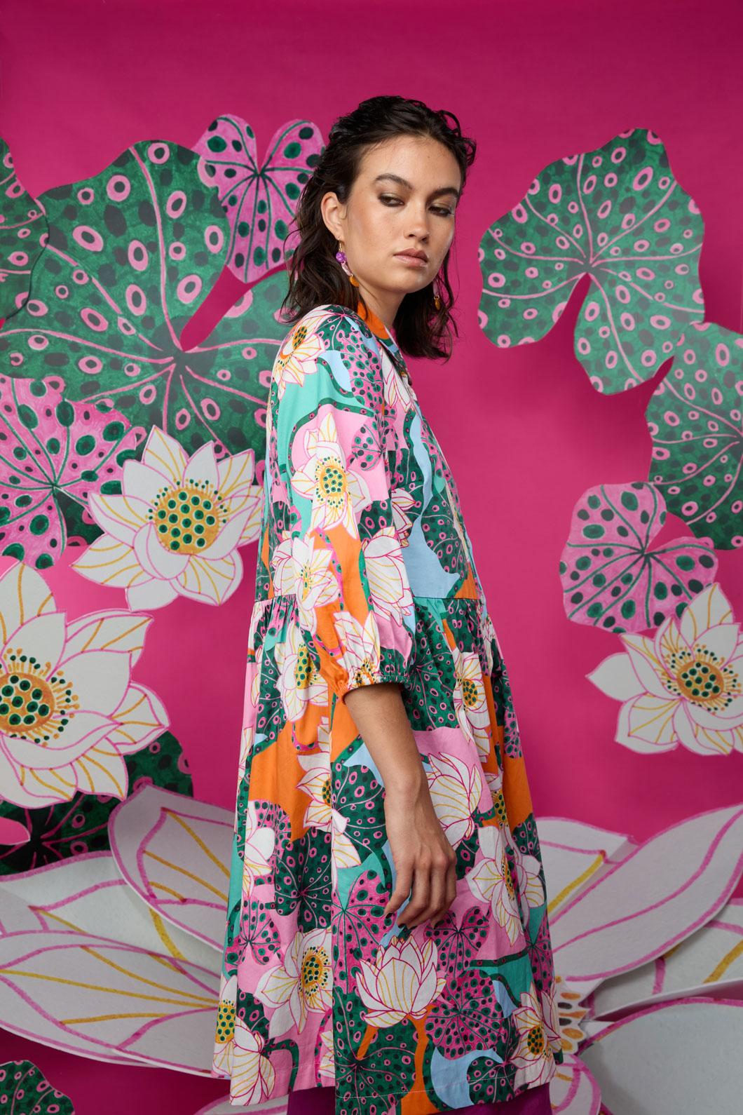 Gorman - Lotus Leopard Smock Dress - print