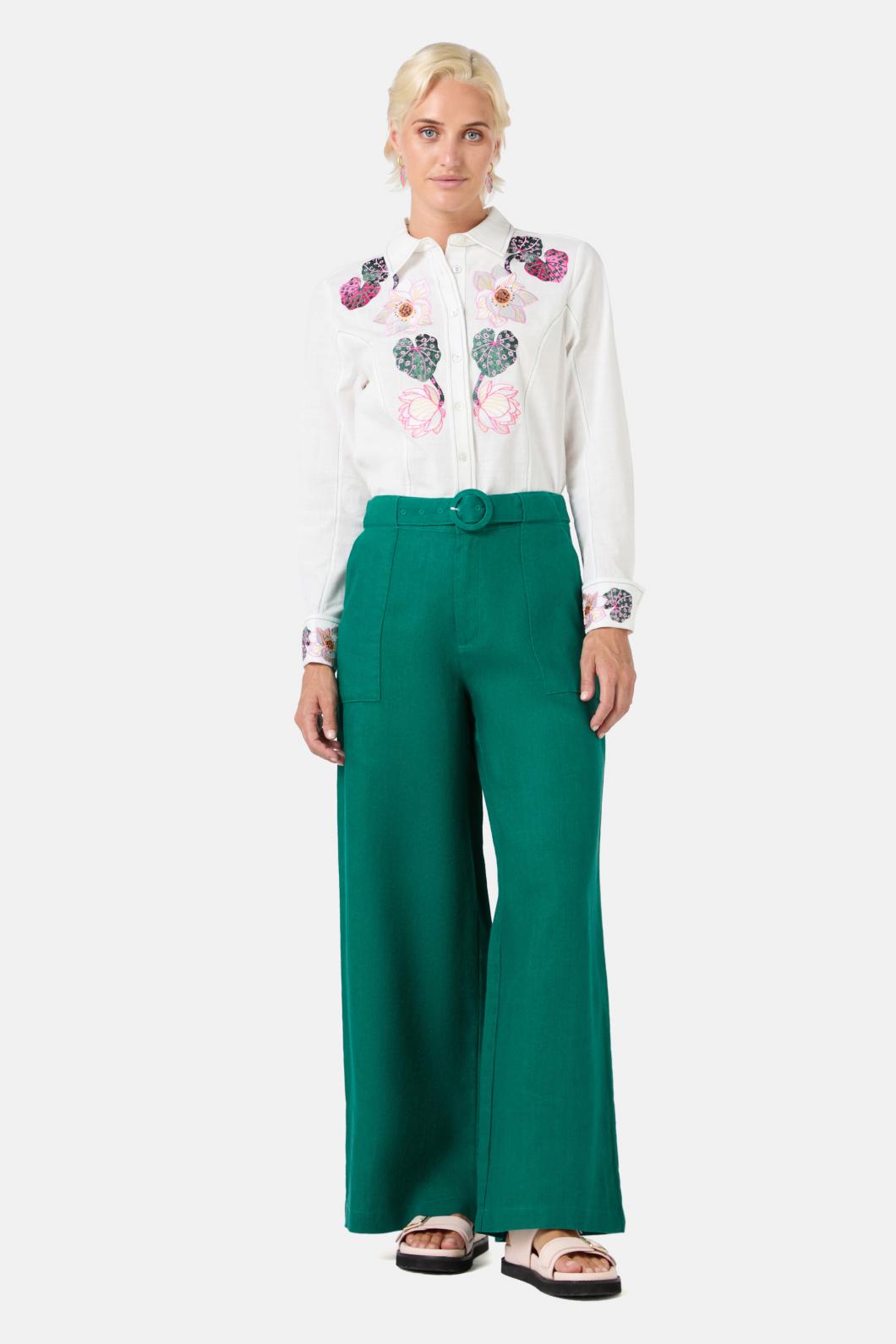 Gorman - Agatha Pant - green