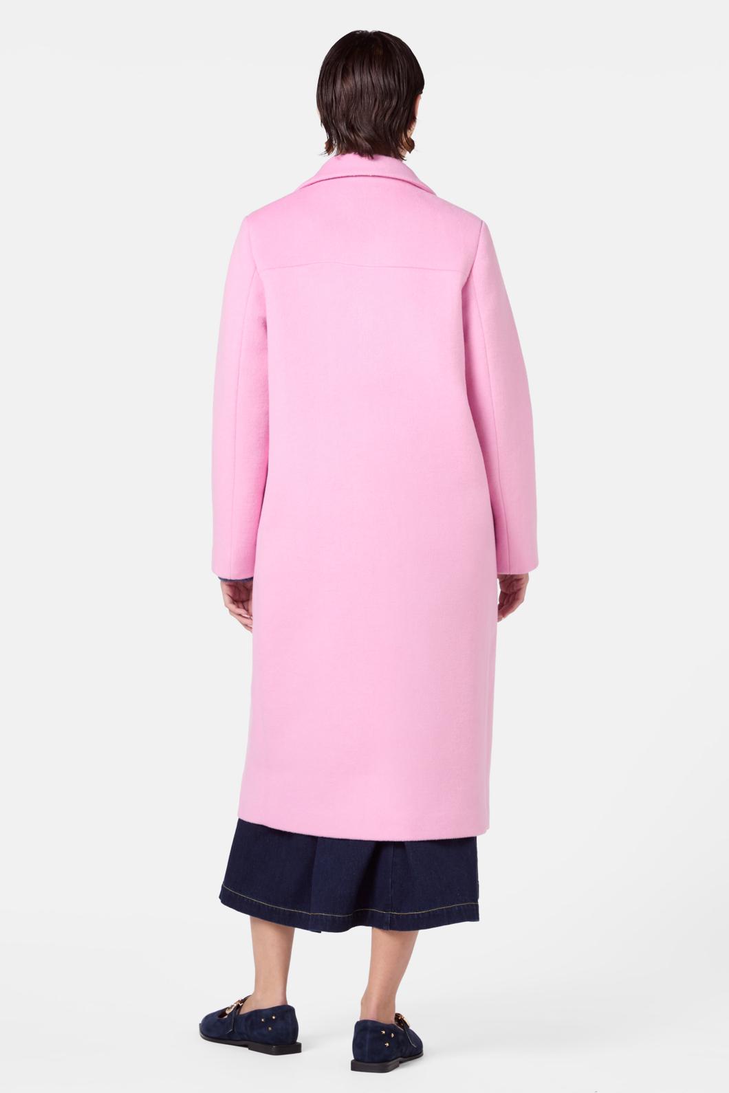 Gorman - Long Lapel Coat - blush