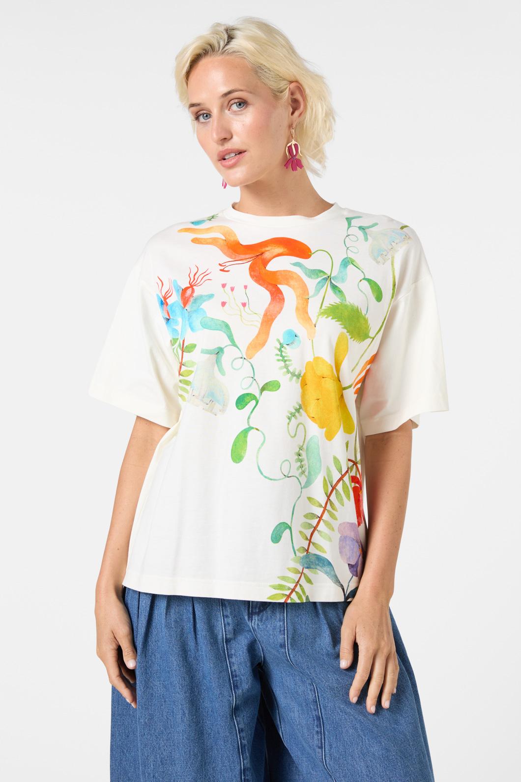 Gorman - Leafy Lessons Oversized Tee - print
