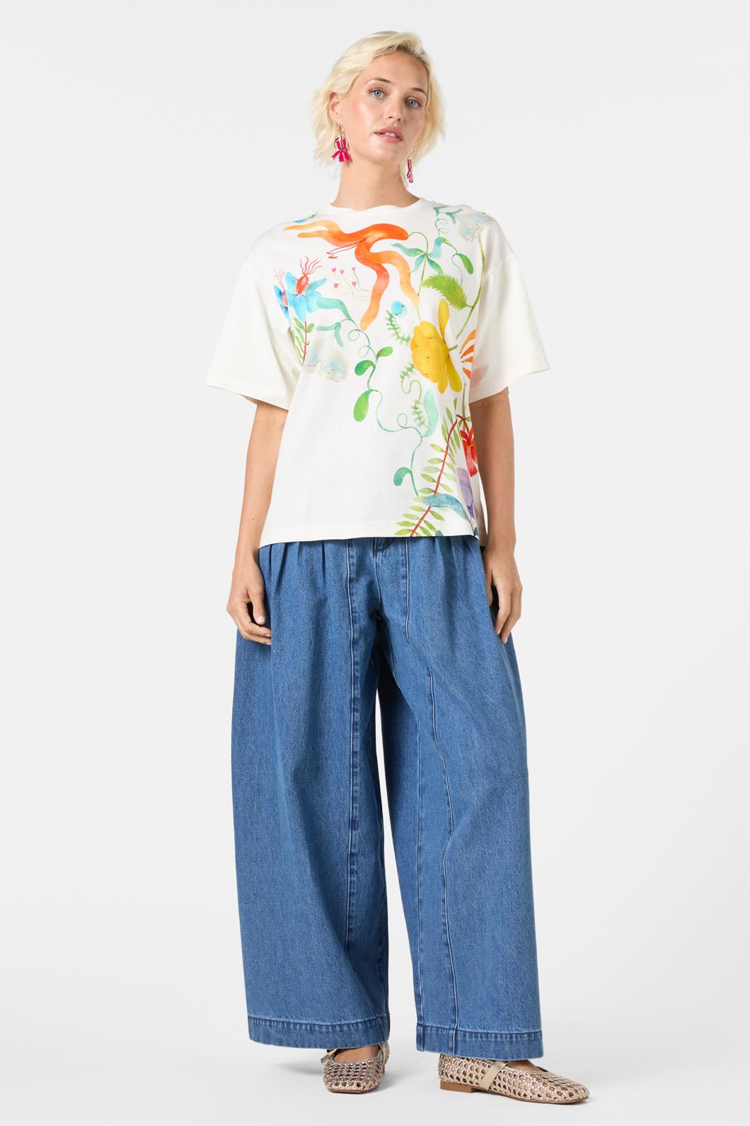 Gorman - Leafy Lessons Oversized Tee - print