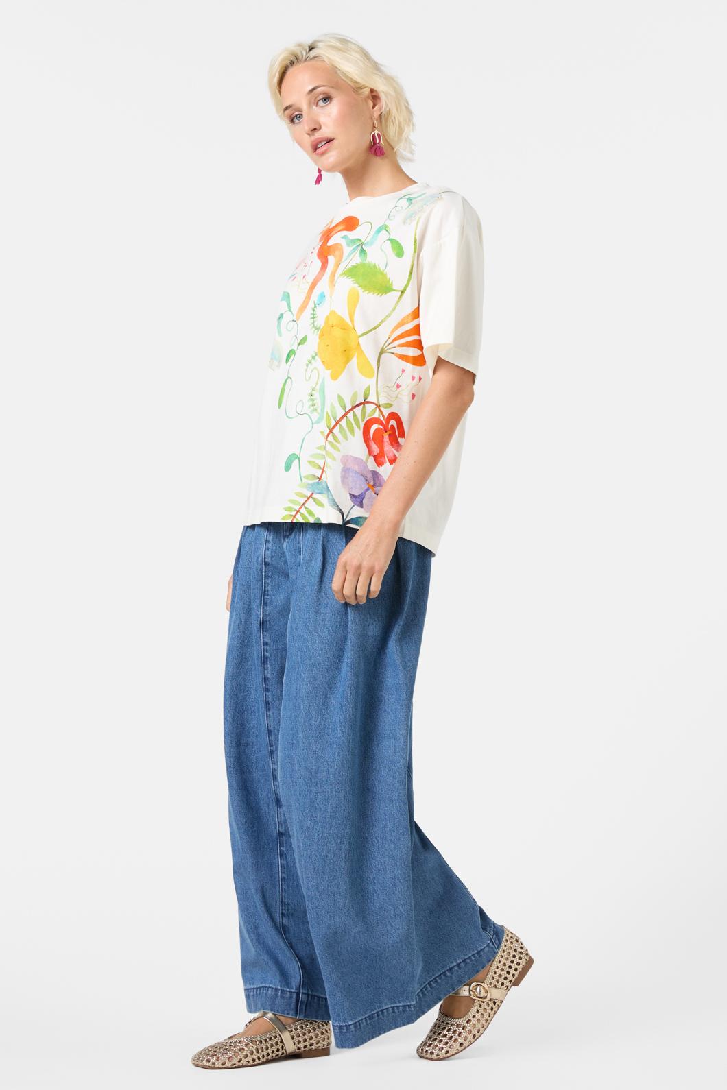 Gorman - Leafy Lessons Oversized Tee - print
