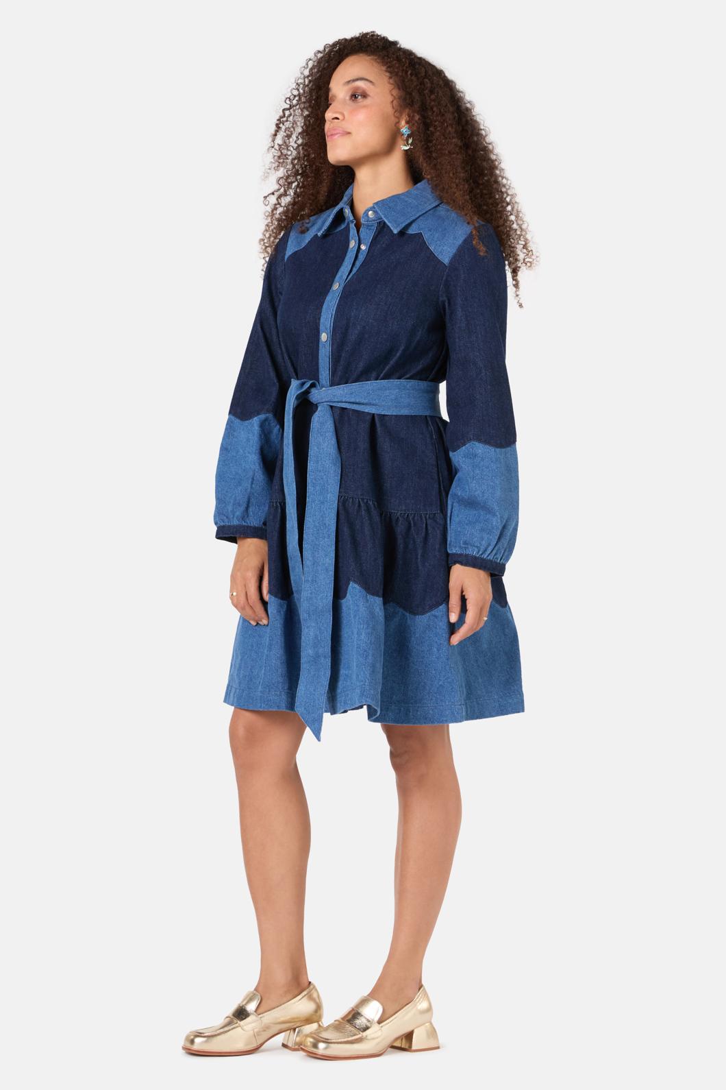 Gorman - Picking Petals Denim Dress - denim