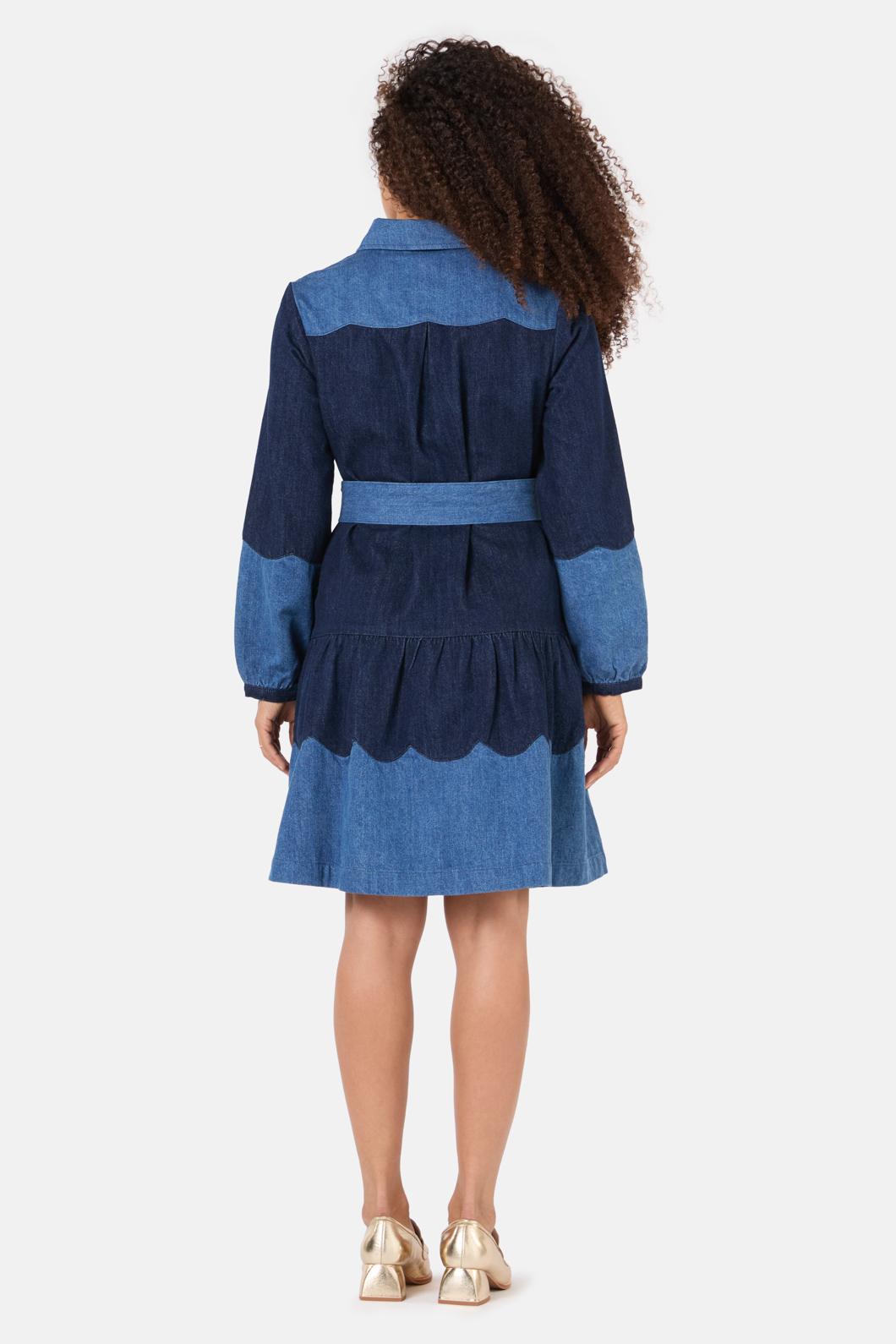 Gorman - Picking Petals Denim Dress - denim