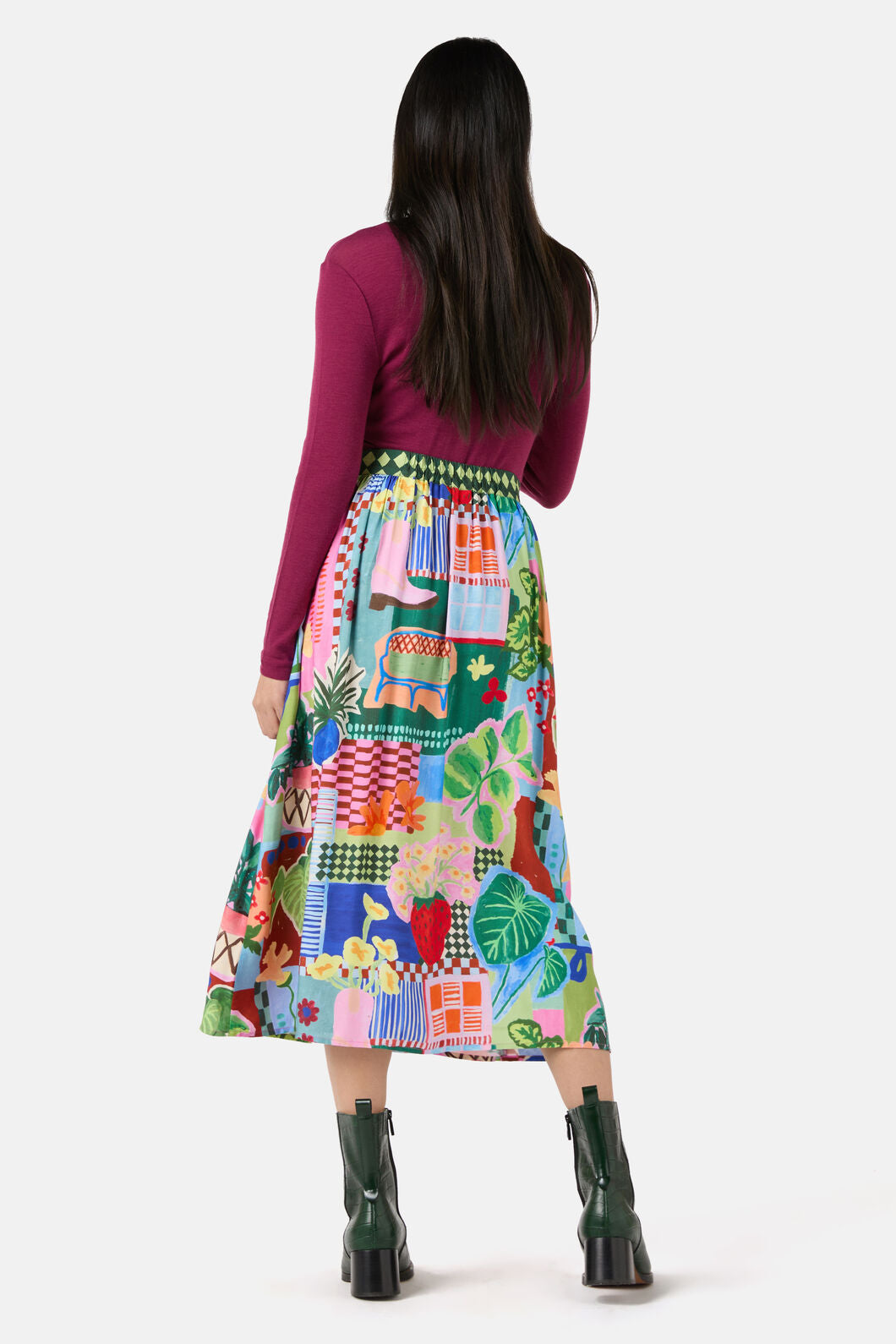Gorman - Windowsill Skirt - print