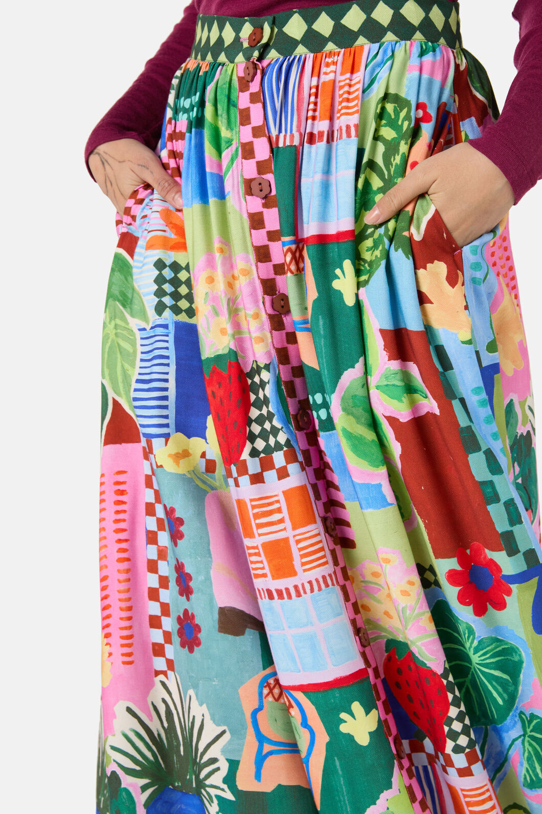 Gorman - Windowsill Skirt - print