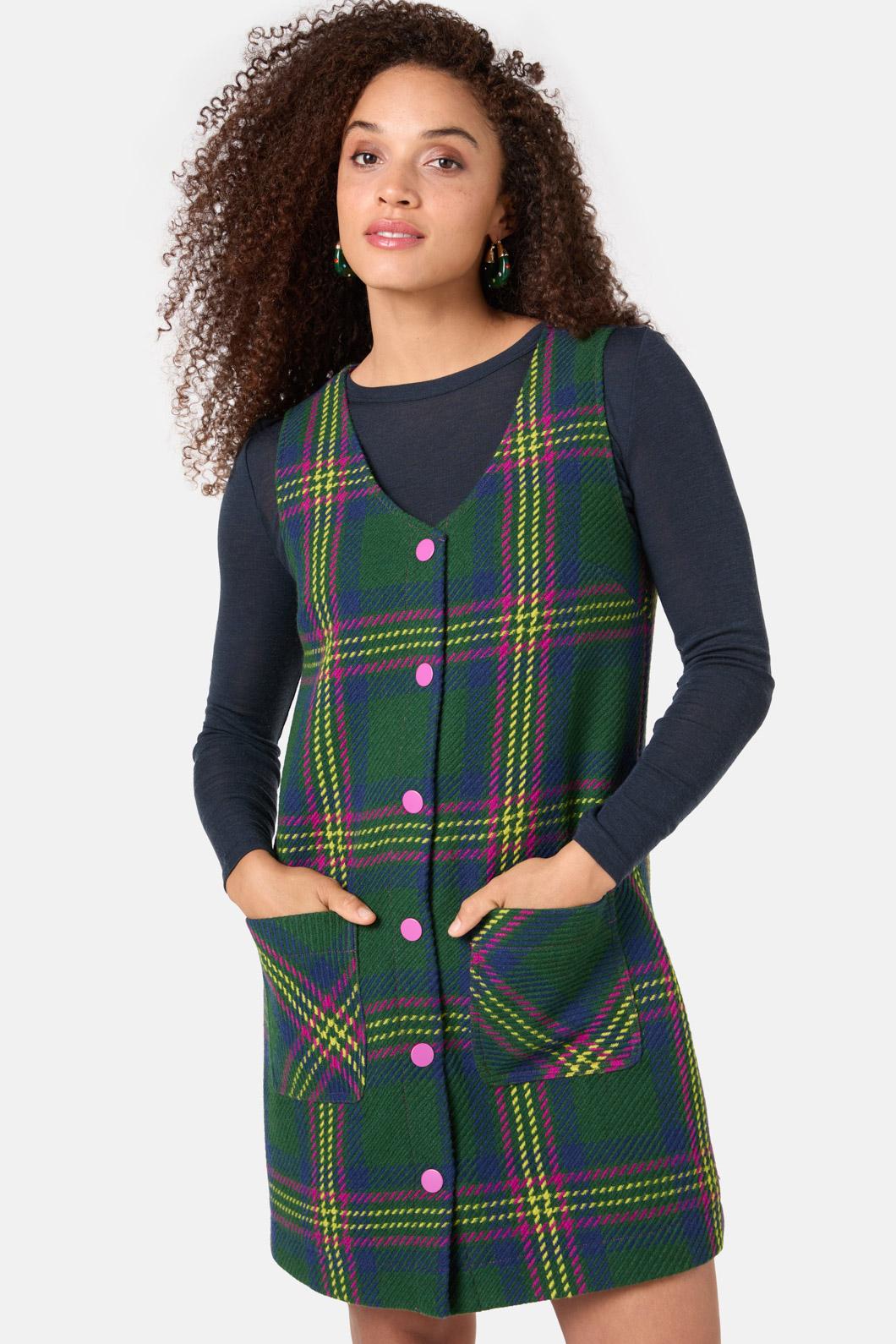 Gorman - Camdem Pinafore Dress - check