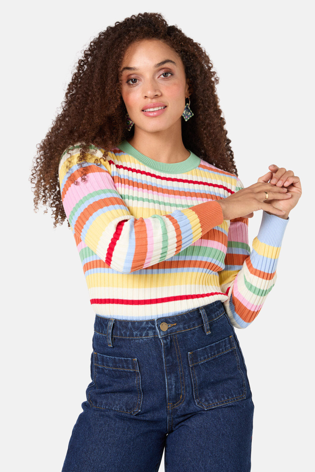 Gorman - Lets Go Knit Top - stripe