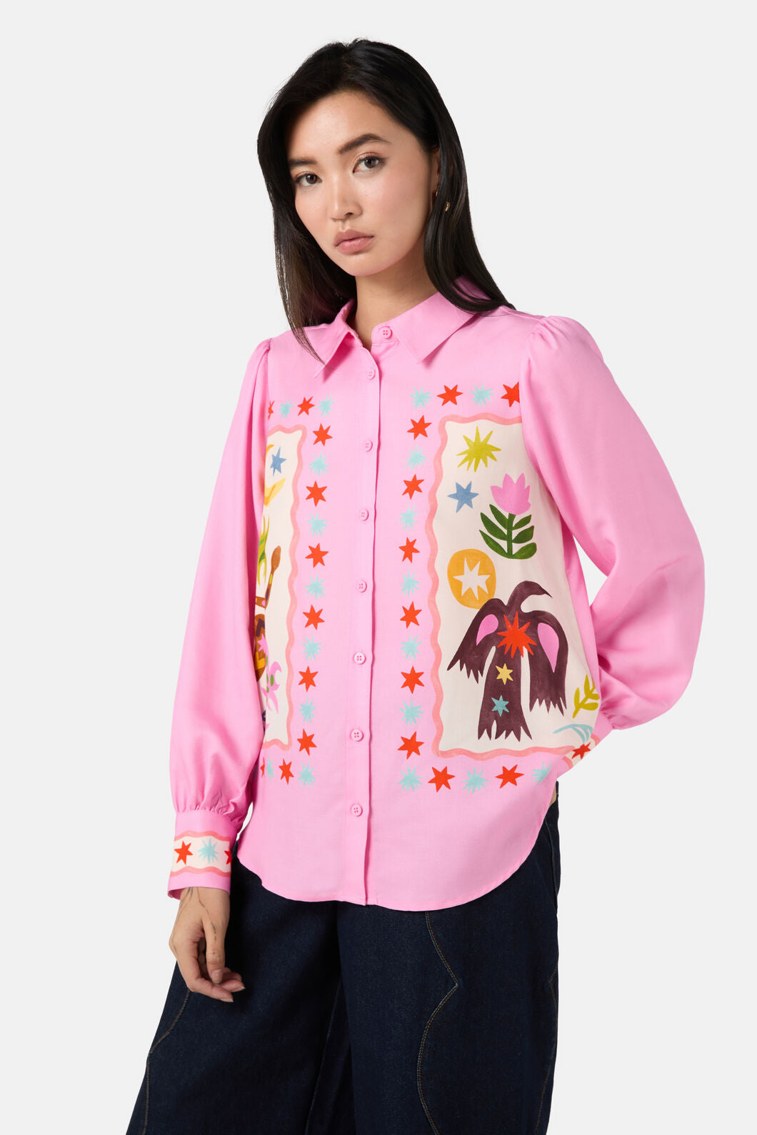 Gorman - Desert Garden Placement Shirt - print