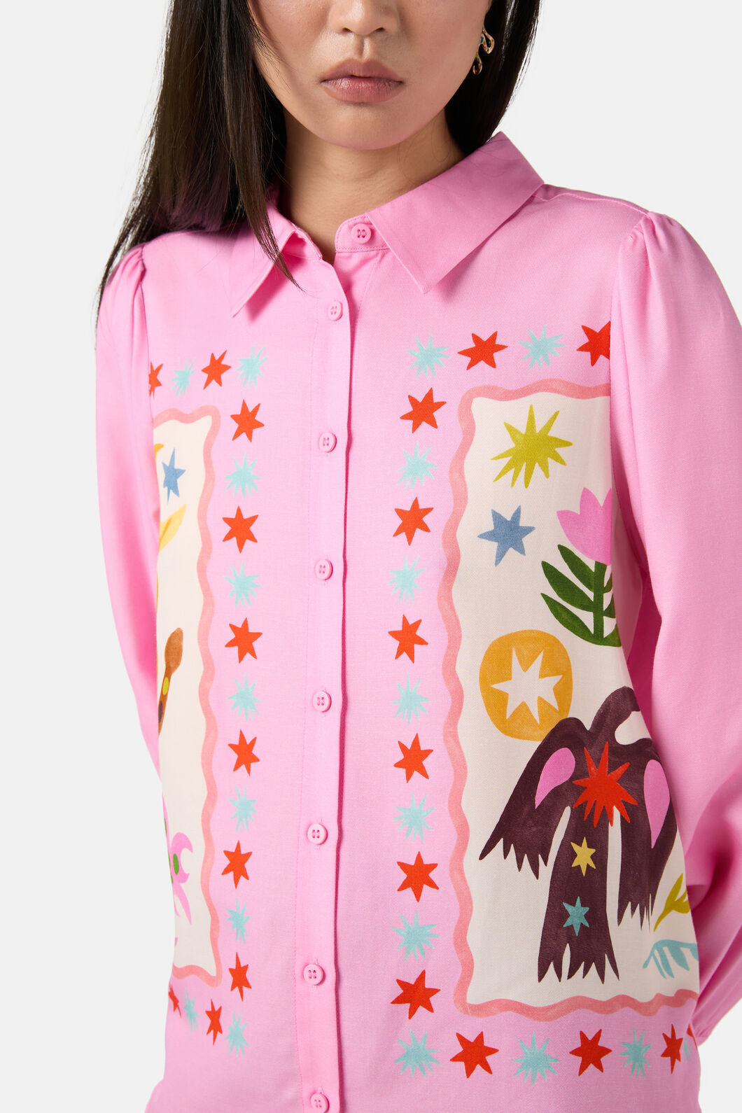 Gorman - Desert Garden Placement Shirt - print