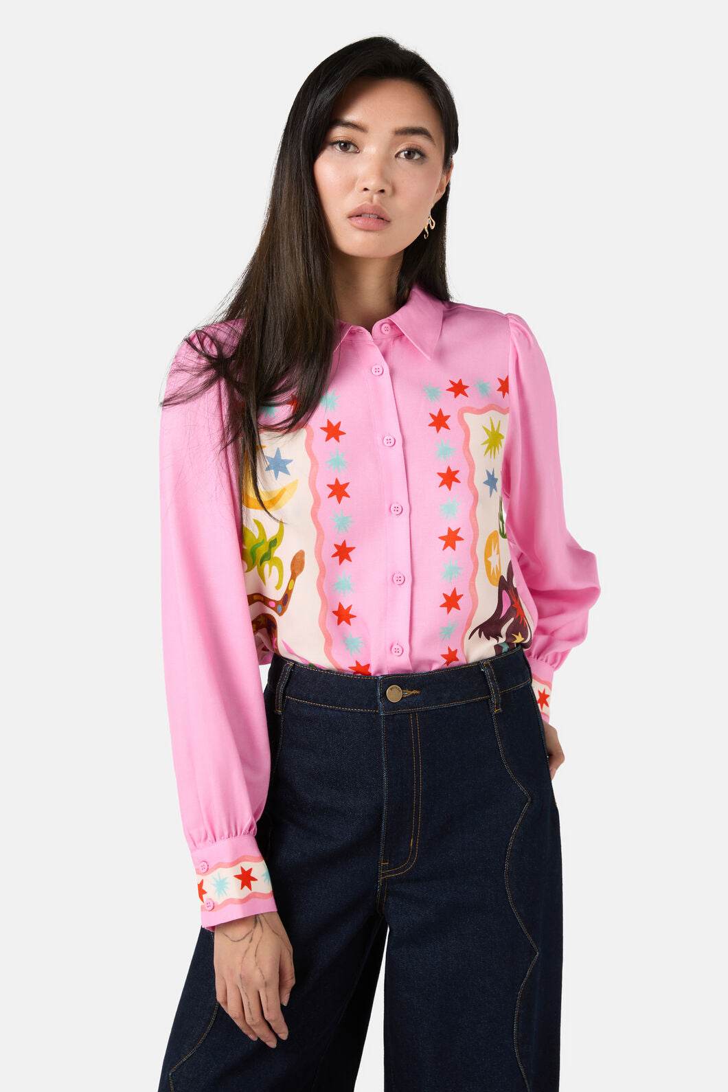 Gorman - Desert Garden Placement Shirt - print