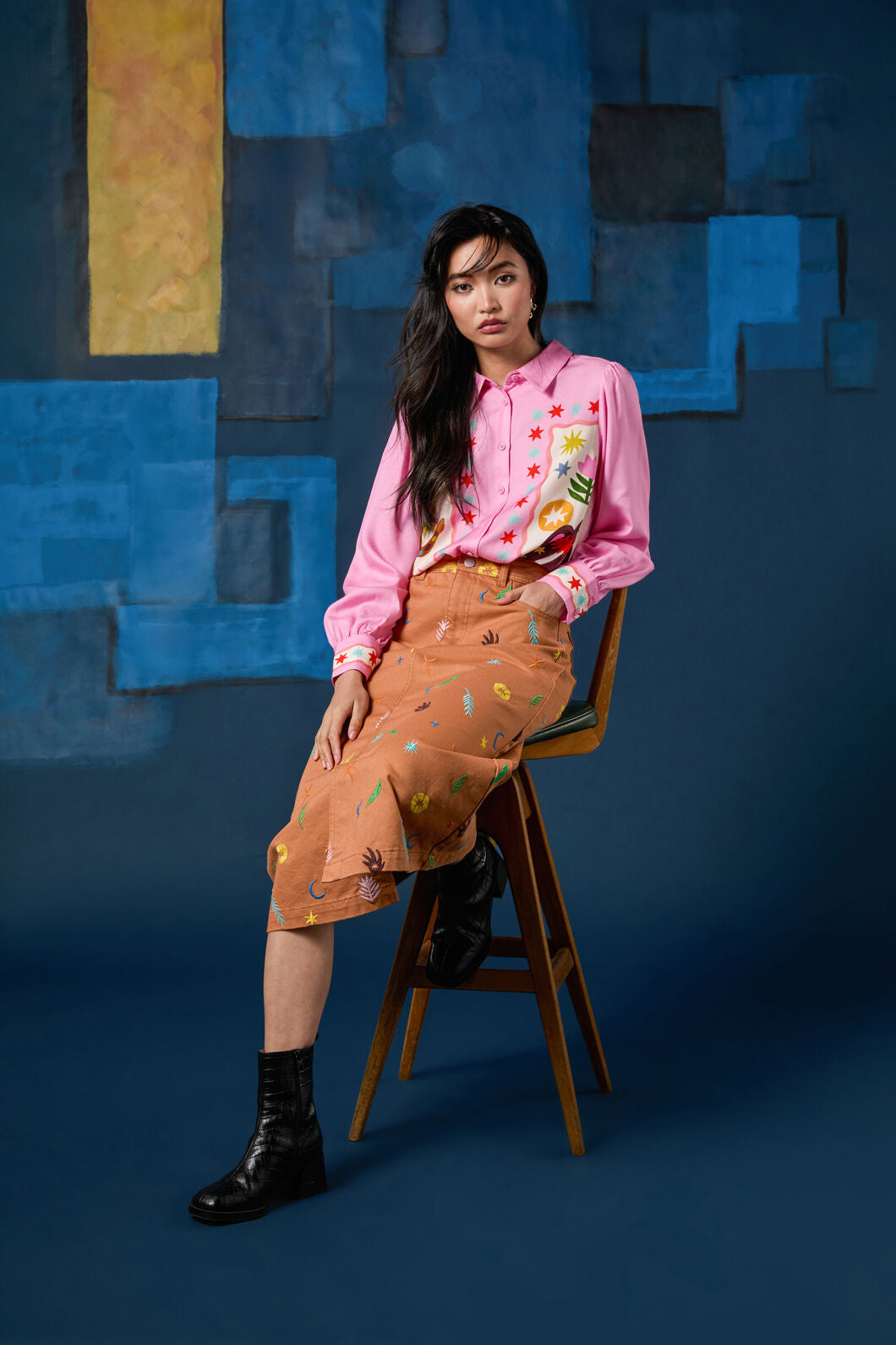 Gorman - Desert Garden Placement Shirt - print