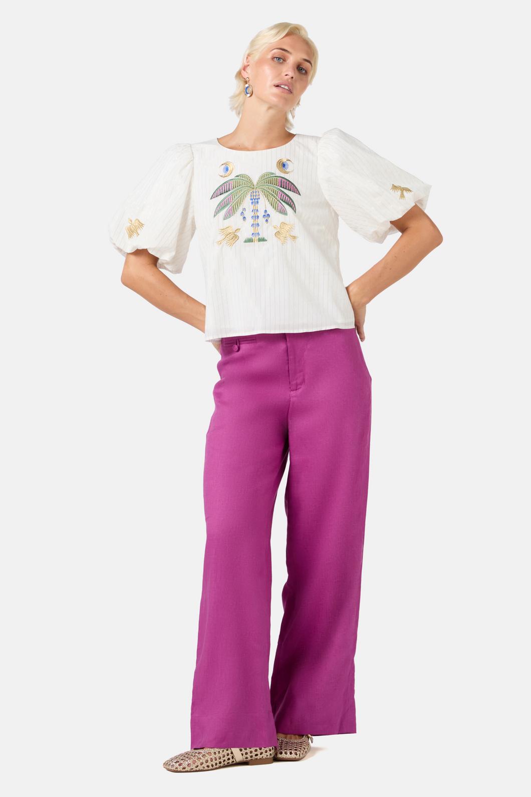 Gorman - Abigail Pant - raspberry