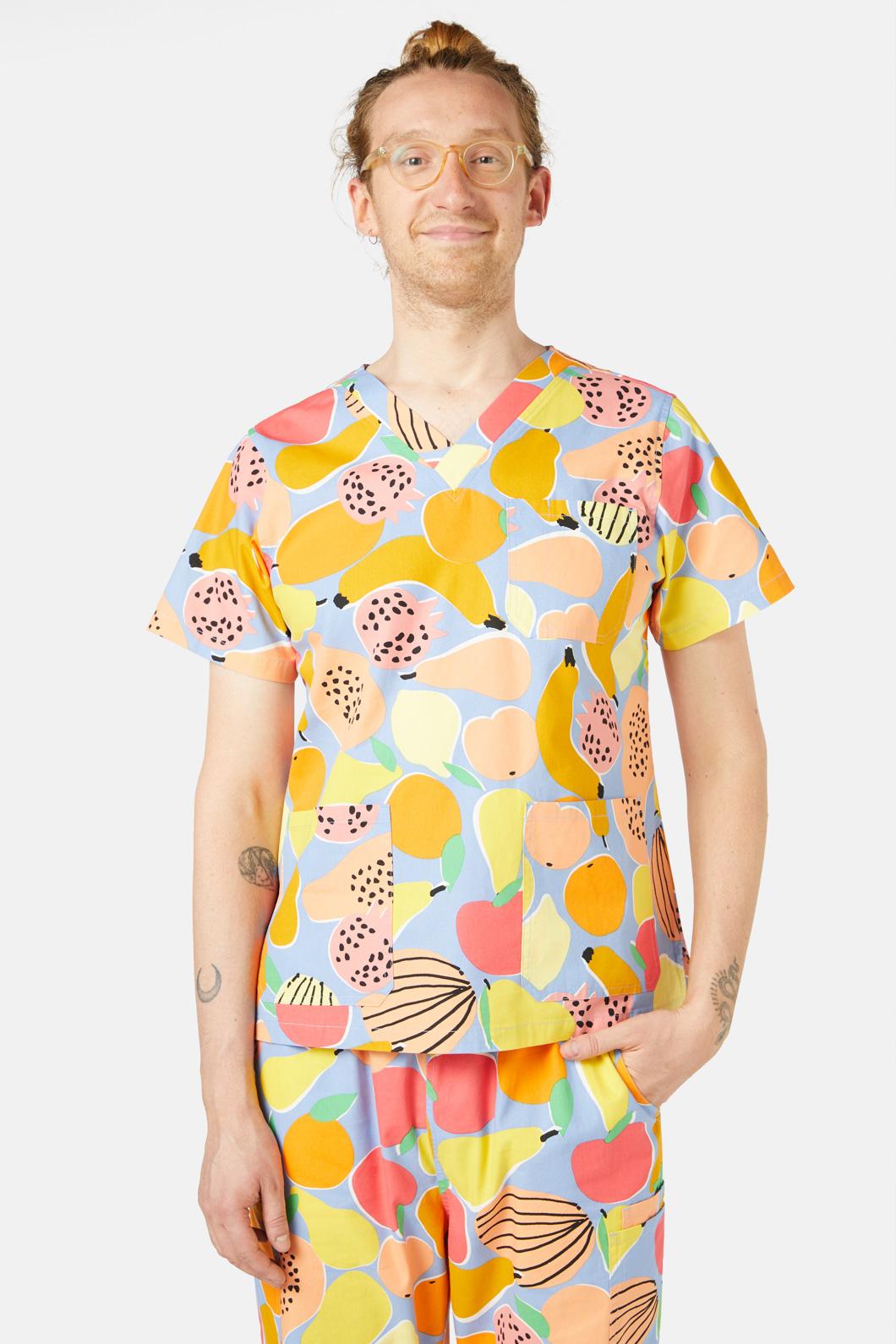 Gorman - Fruit Salad Scrub Set - blue