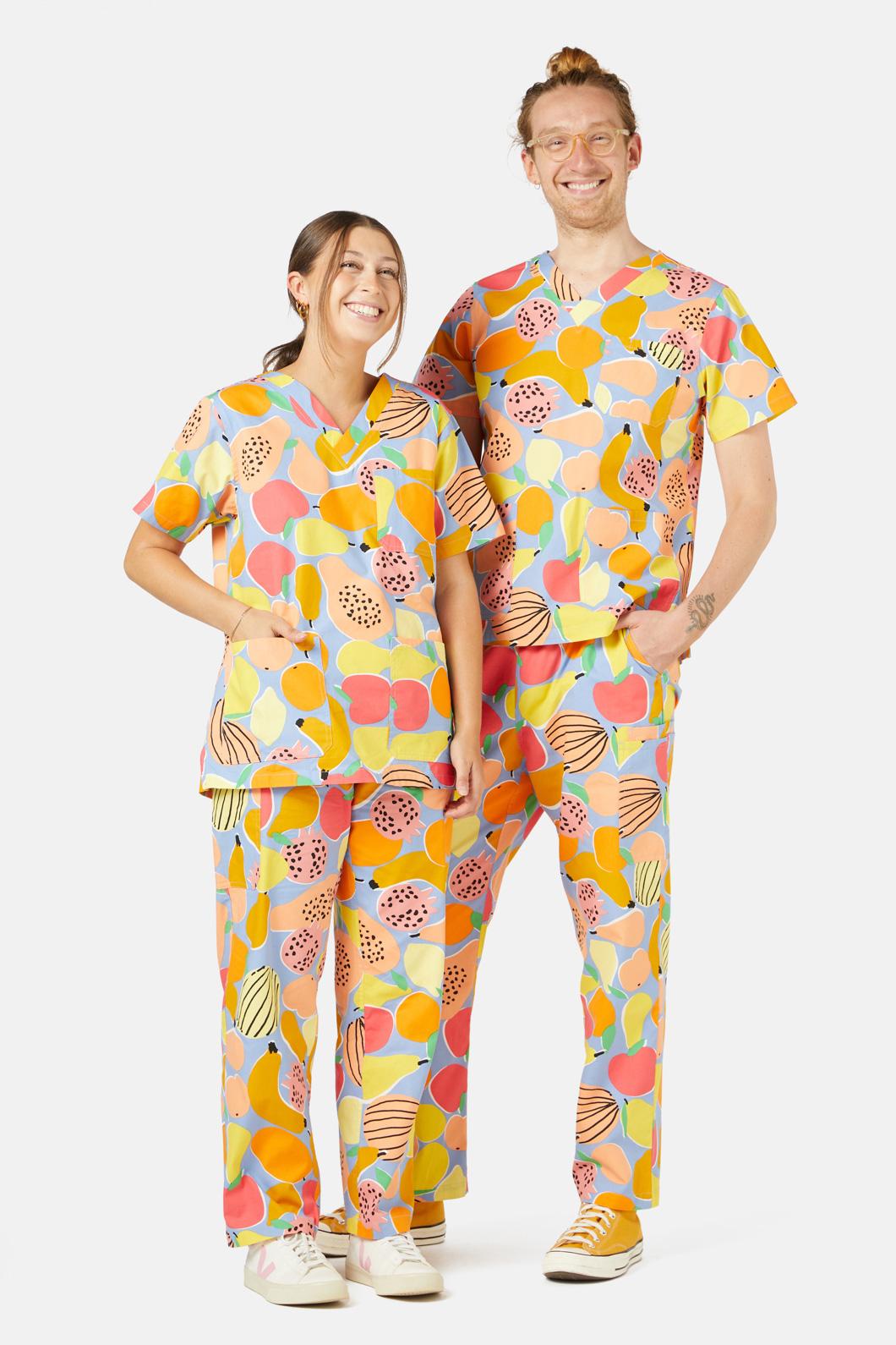 Gorman - Fruit Salad Scrub Set - blue