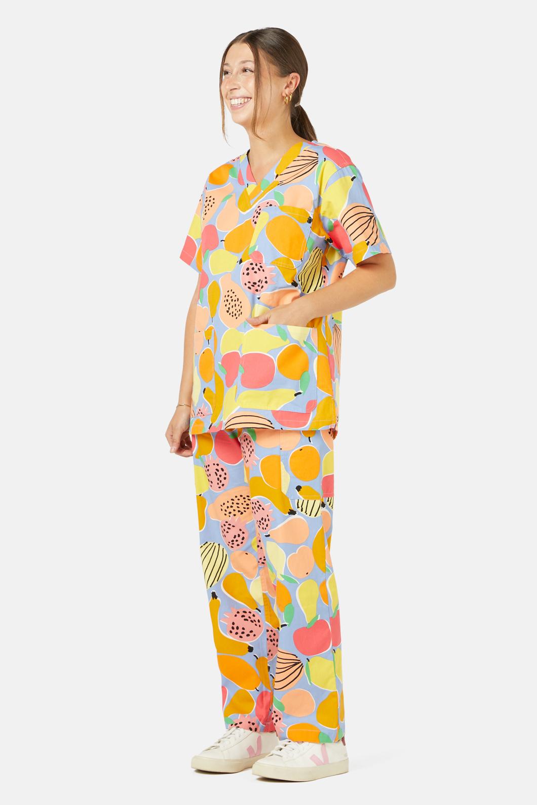 Gorman - Fruit Salad Scrub Set - blue