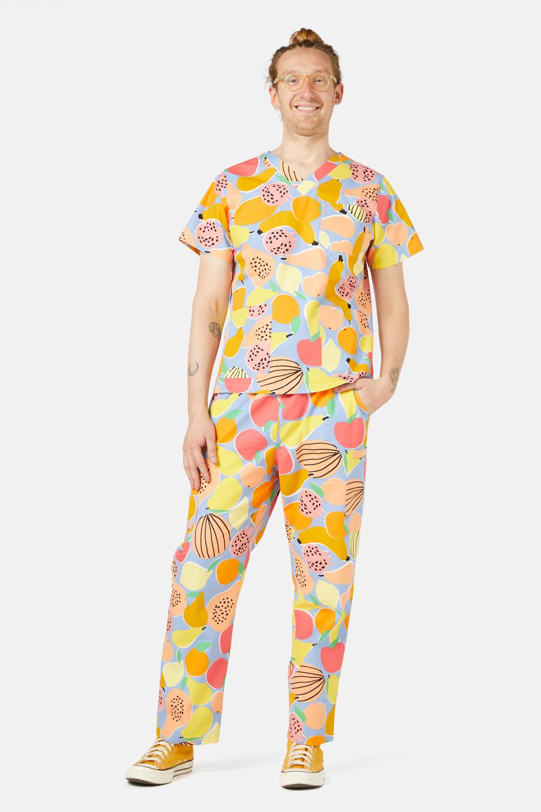 Gorman - Fruit Salad Scrub Set - blue