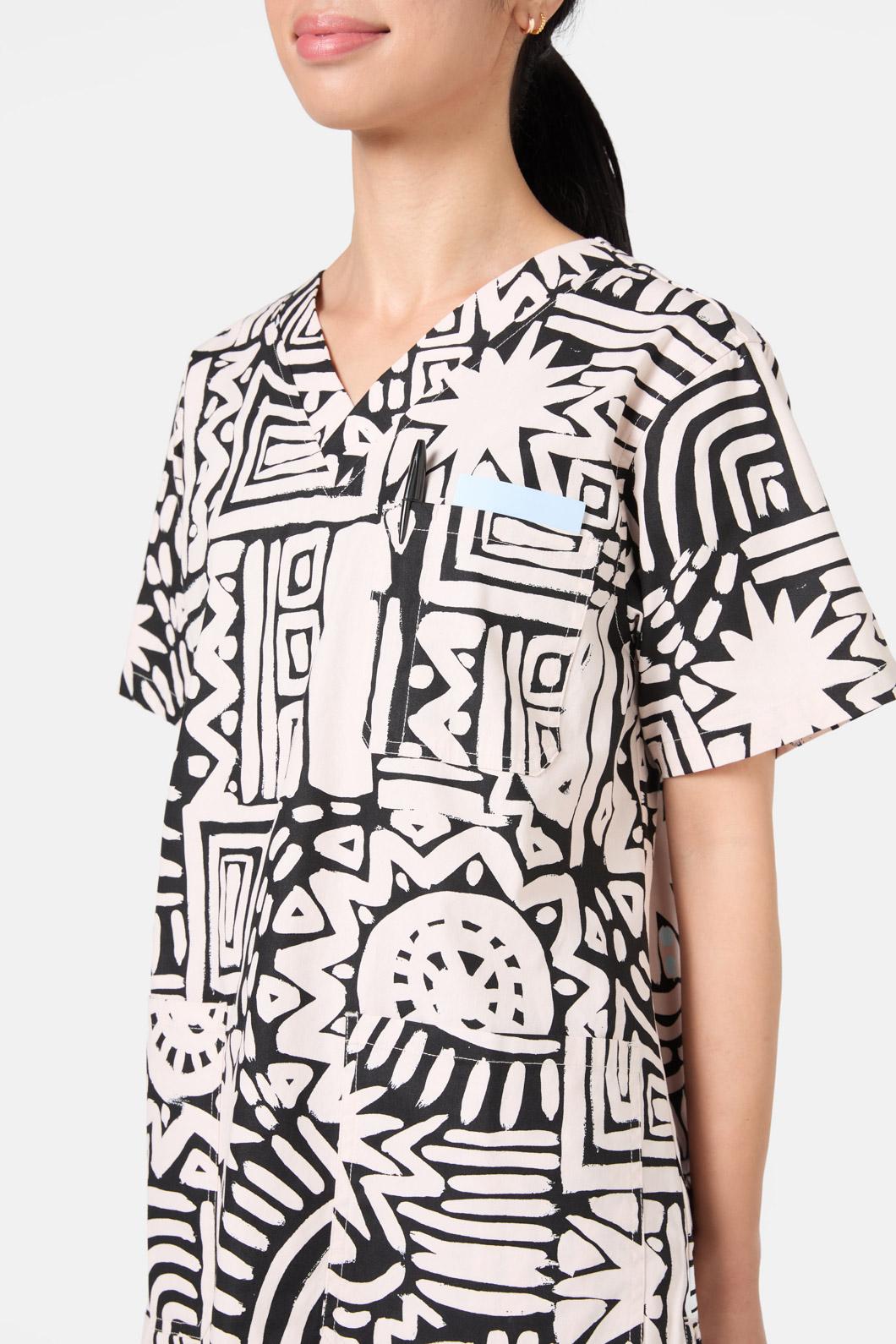 Gorman - Brushstroke Scrub Set - black