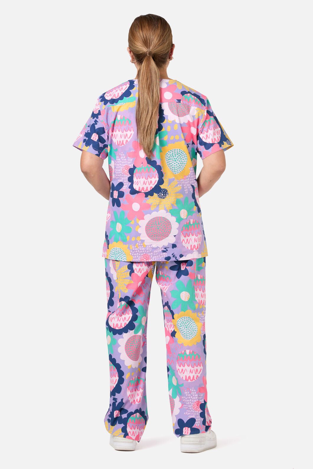 Gorman - Daisy Sketch Scrub Set - multi