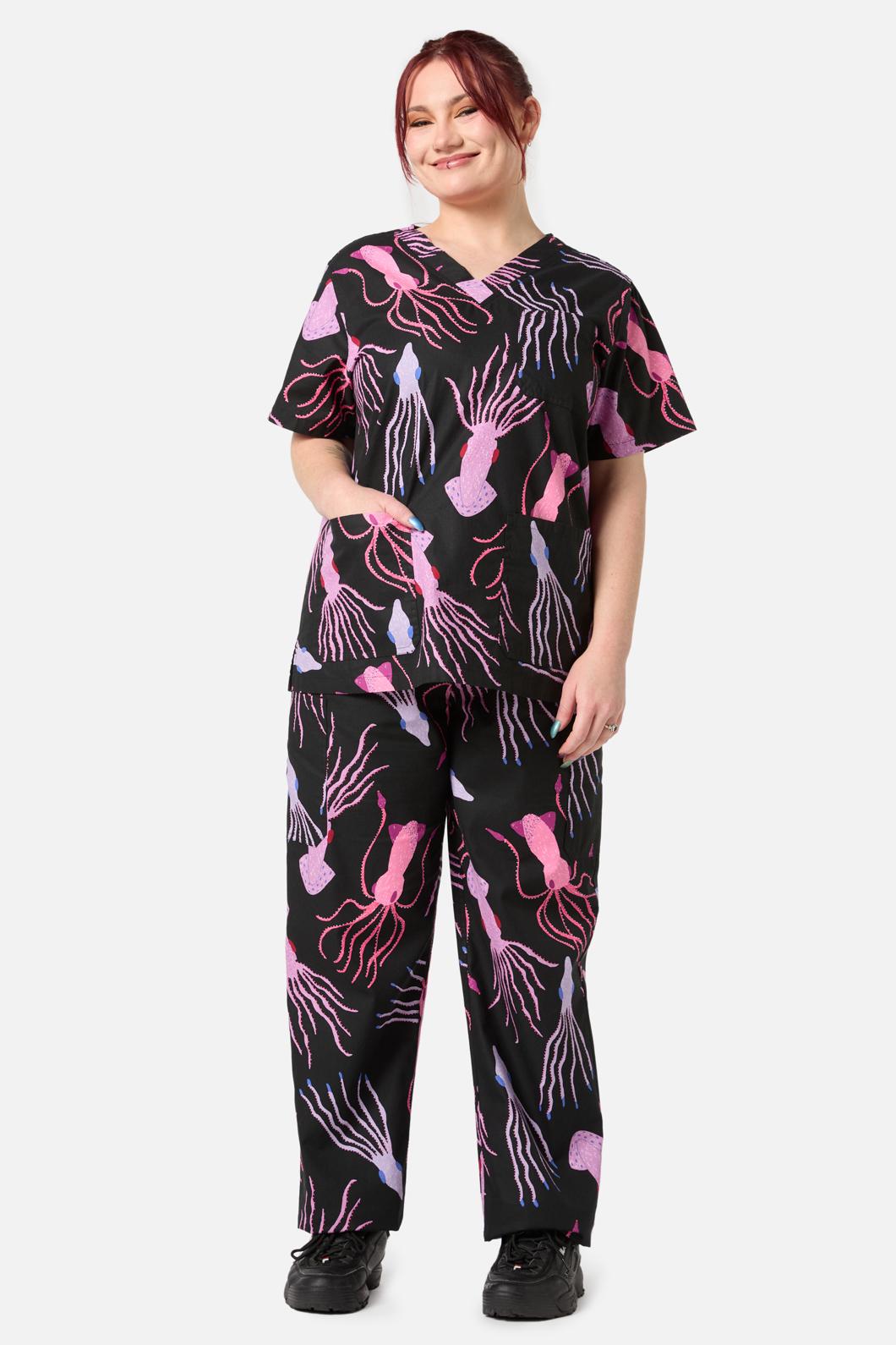 Gorman - Giant Squid Scrub Set - black