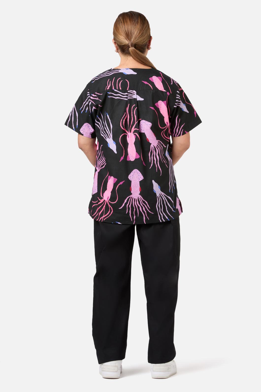 Gorman - Giant Squid Scrub Set - black