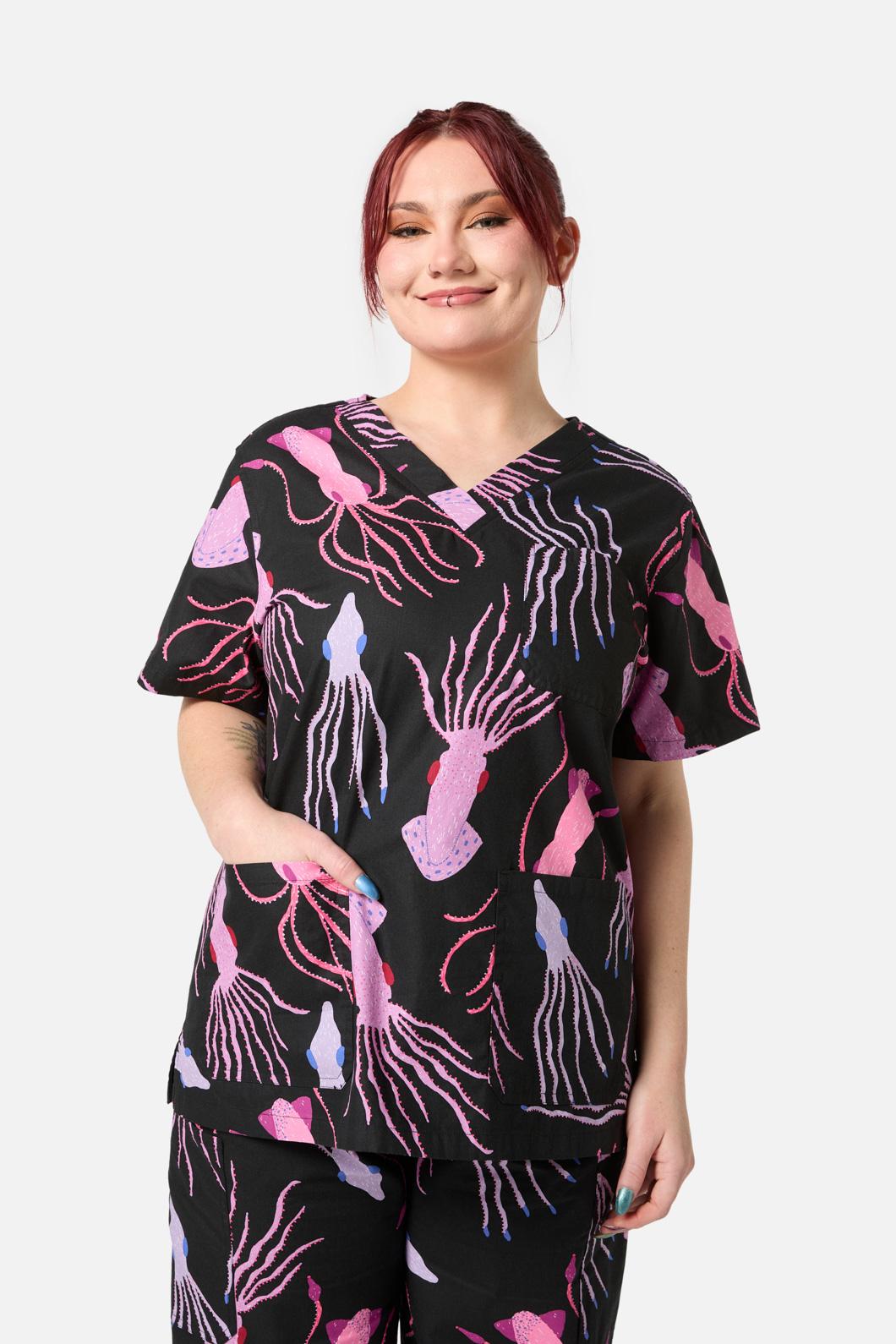 Gorman - Giant Squid Scrub Set - black