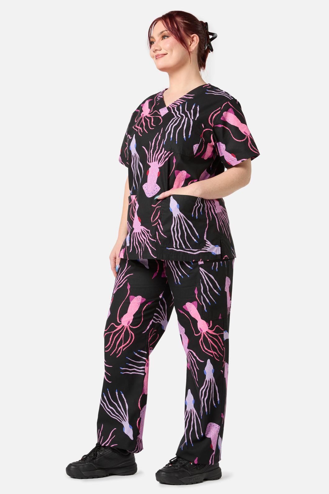 Gorman - Giant Squid Scrub Set - black