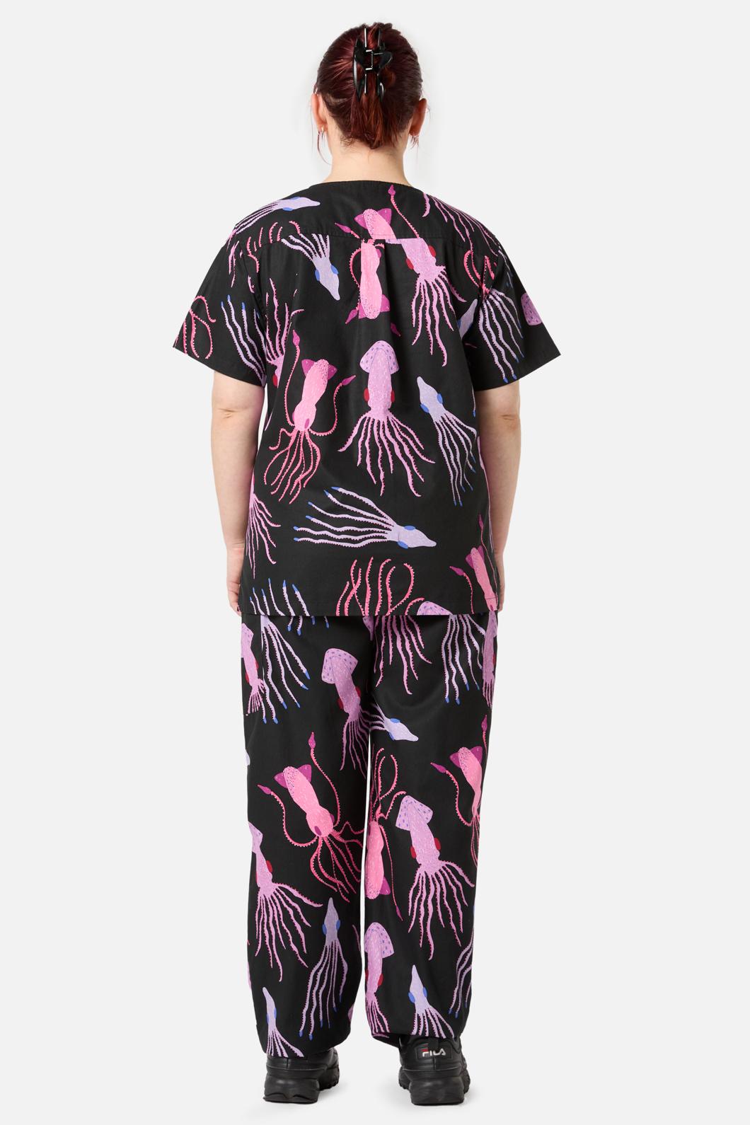 Gorman - Giant Squid Scrub Set - black