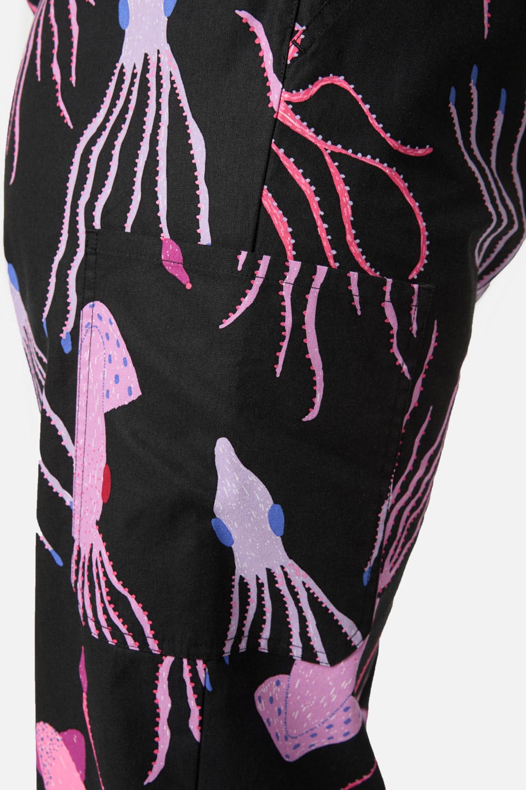 Gorman - Giant Squid Scrub Set - black