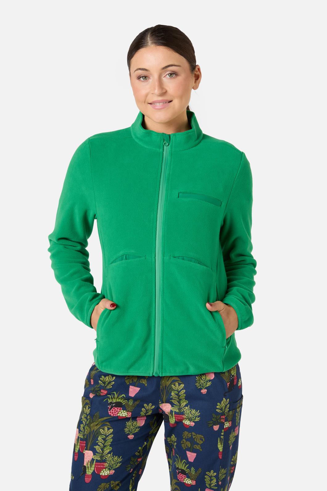 Gorman - ScrubsGreenMicroPolarFleeceJkt - green