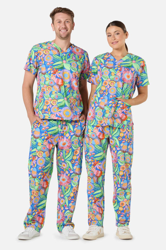 Gorman - Garden Scrub Set - blue