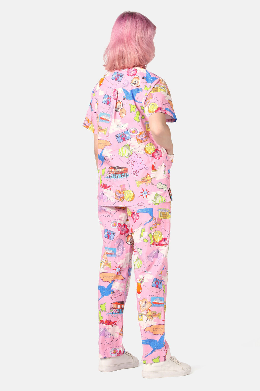 Gorman - Souvenir Scrub Set - pink