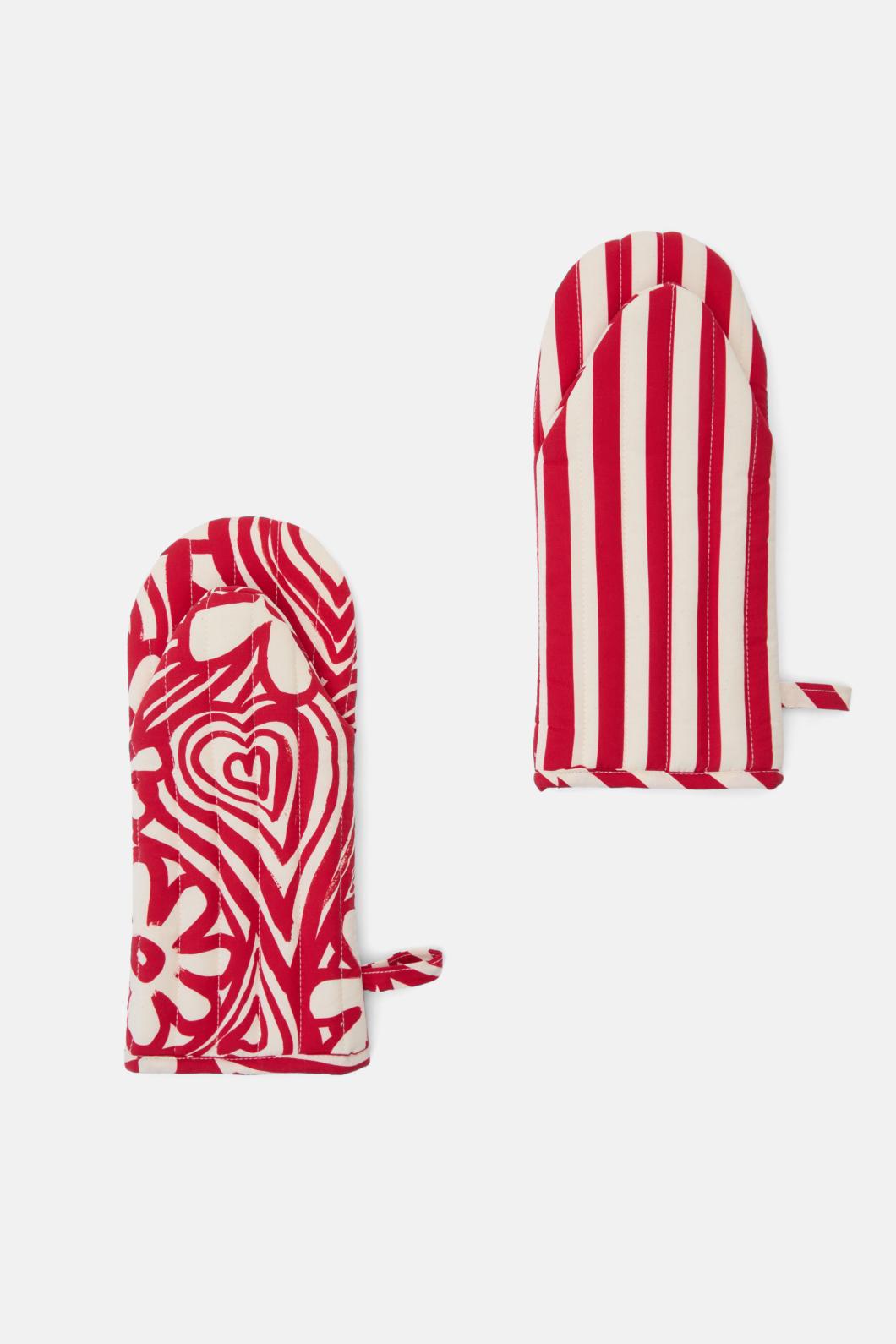 Gorman - Flower Power Mitt Set 2 - print