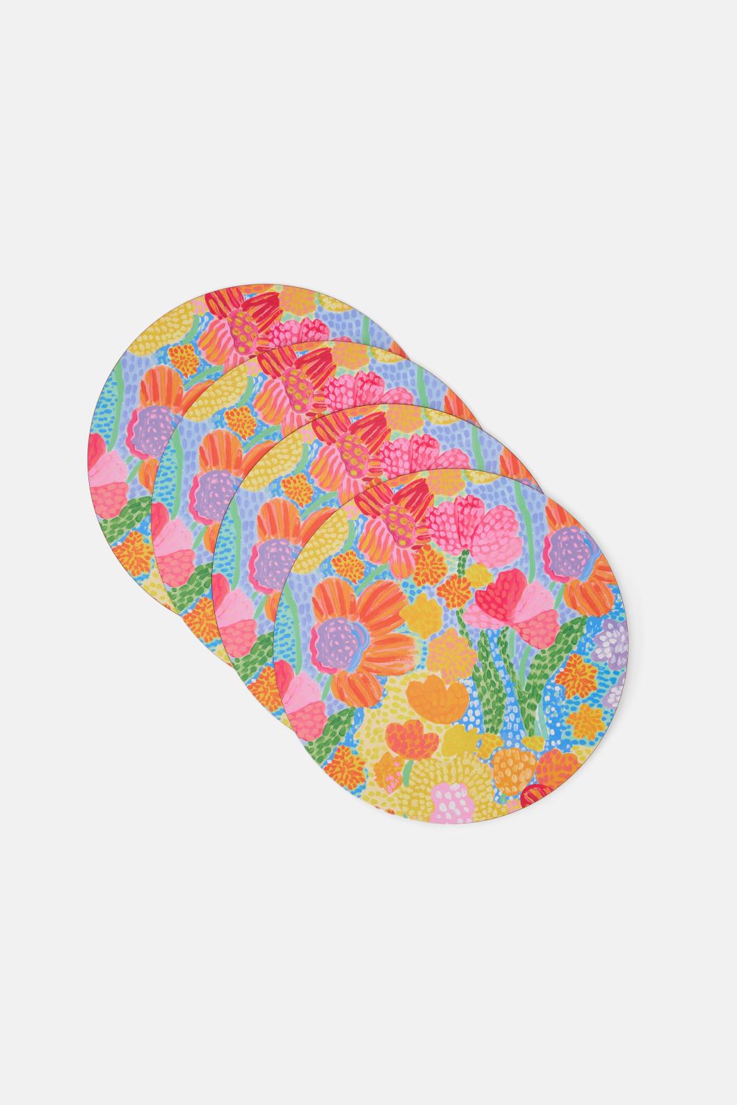 Gorman - Spotted Flower Placemat Set 4 - print