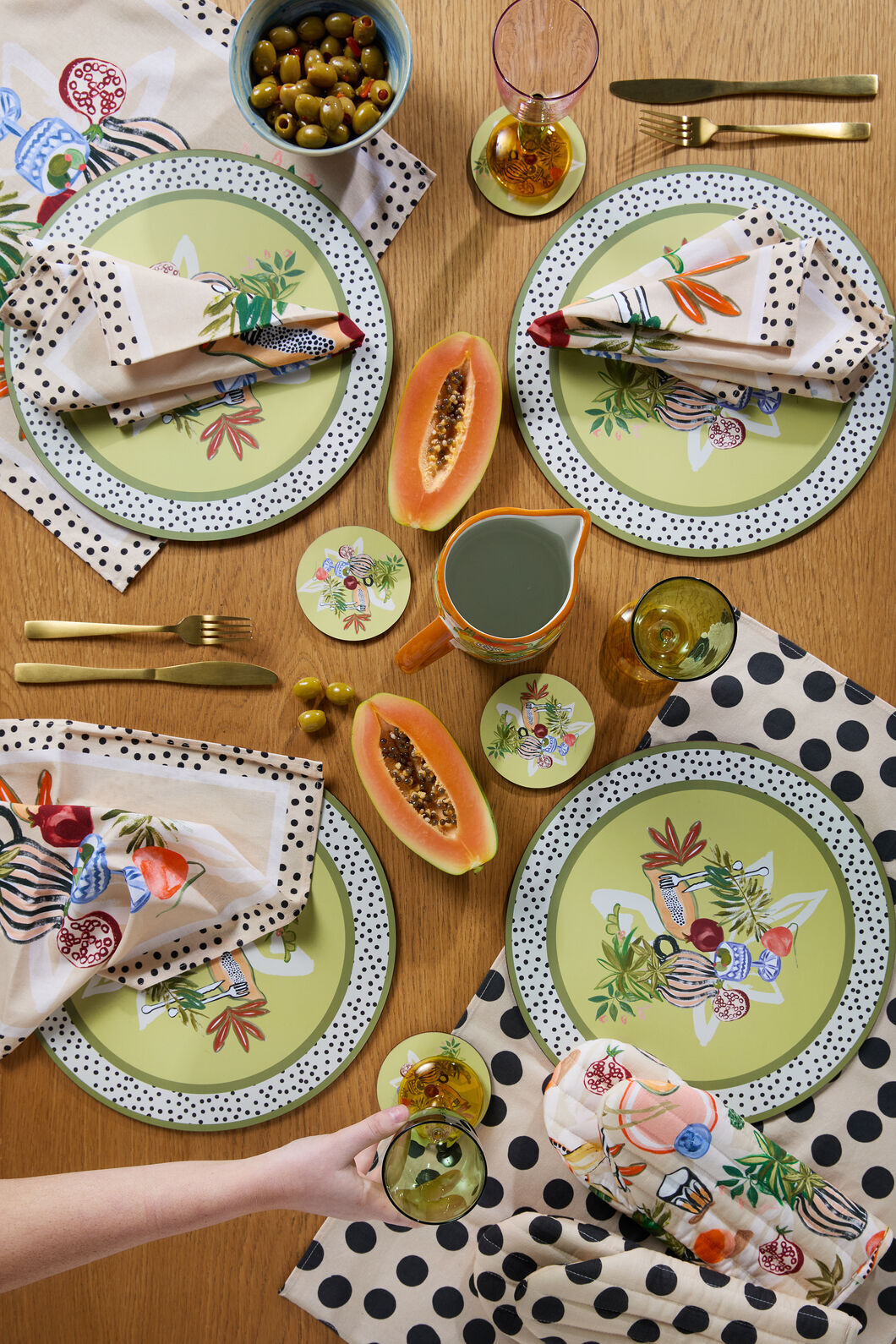 Gorman - Dine & Dash Placemat Set 4 - print