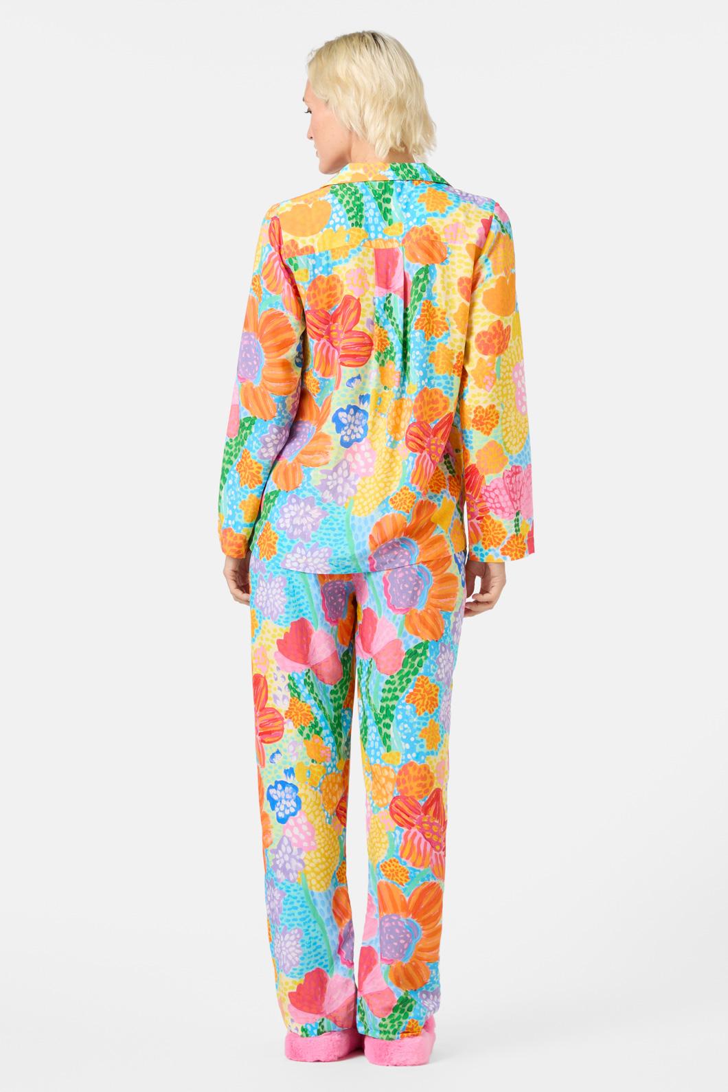 Gorman - Spotted Flower Long PJ Set - print