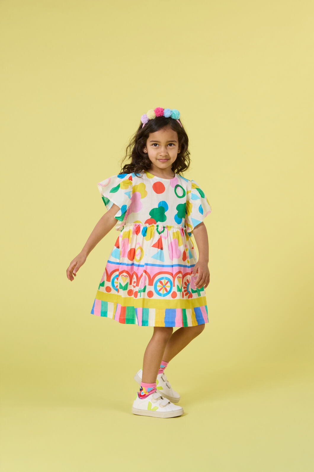 Gorman - Hideout Border Kids Dress - multi