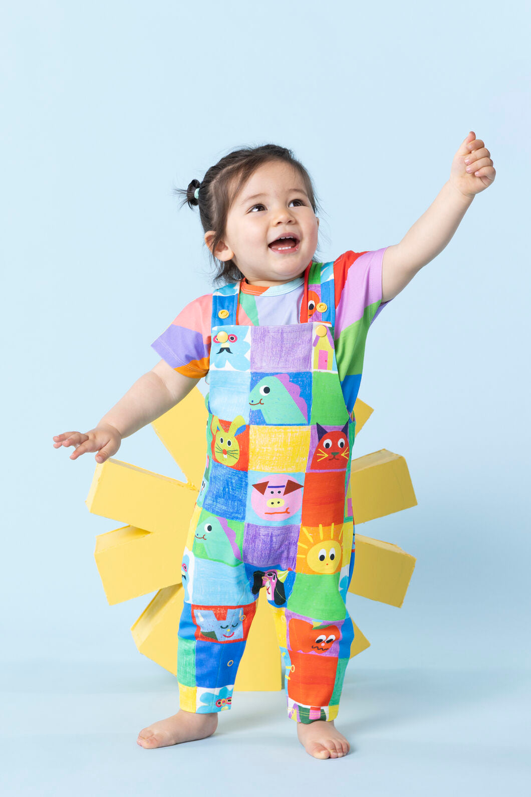 Gorman - Check Mate Baby Overalls - multi