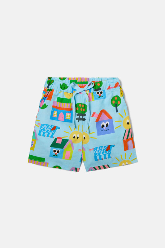 Gorman - Little Huts Kids Shorts - blue