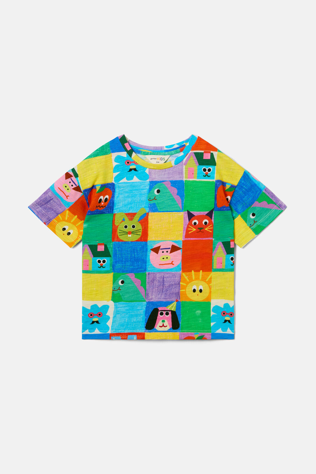 Gorman - Check Mate Kids SS Tee - multi