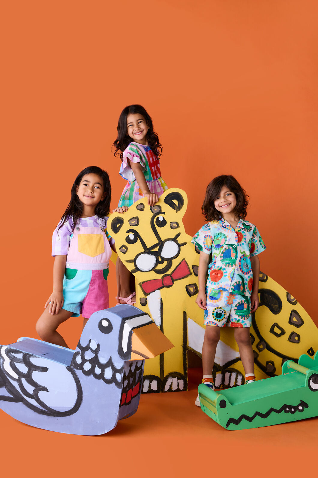 Gorman - Animal Stamp Kids Shirt - cream