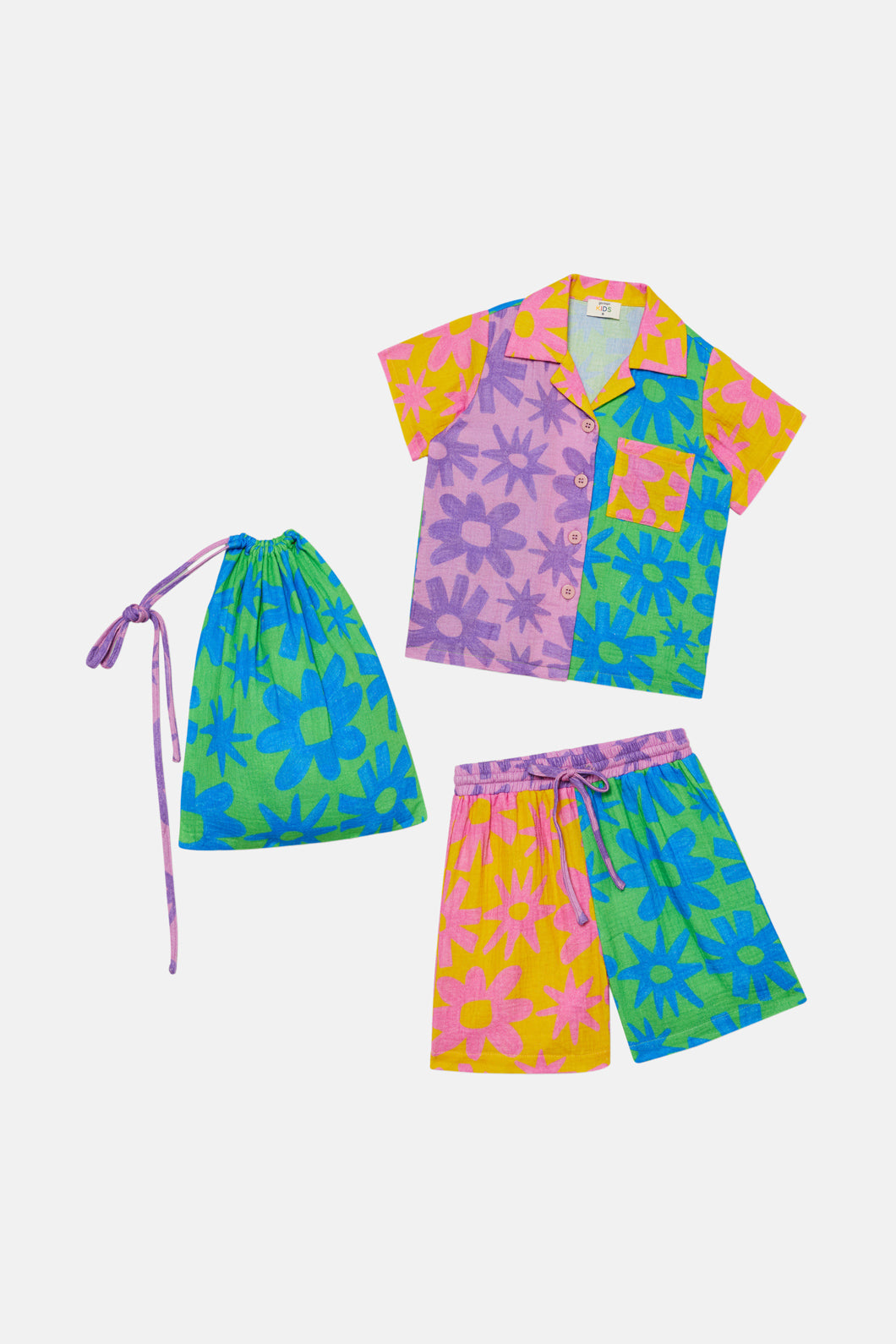Gorman - Spliced Floral Kids PJ Set - print