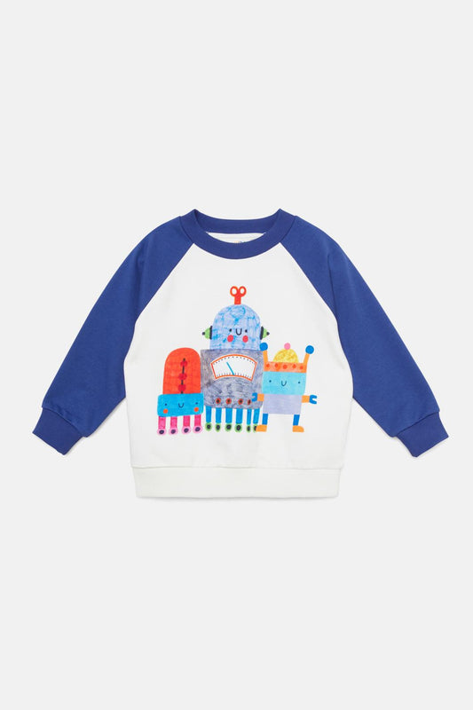Gorman - Robots Kids Sweater - multi