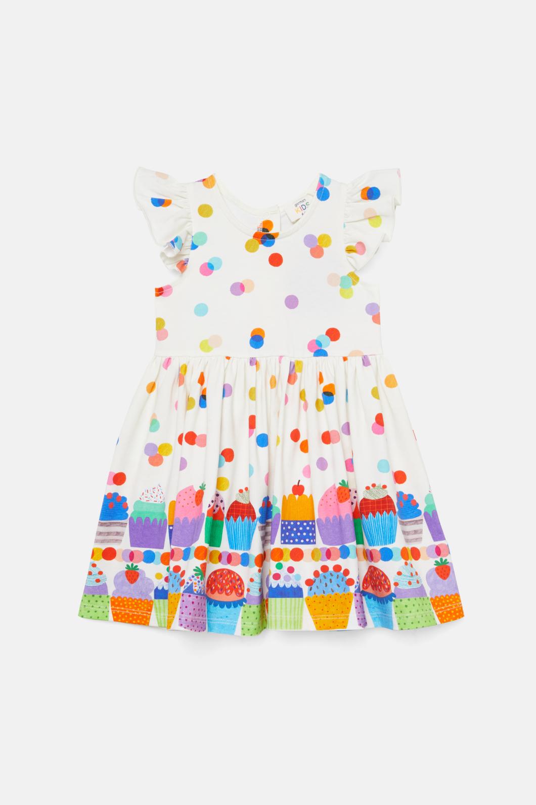 Gorman - Cupcakes Baby Dress - cream