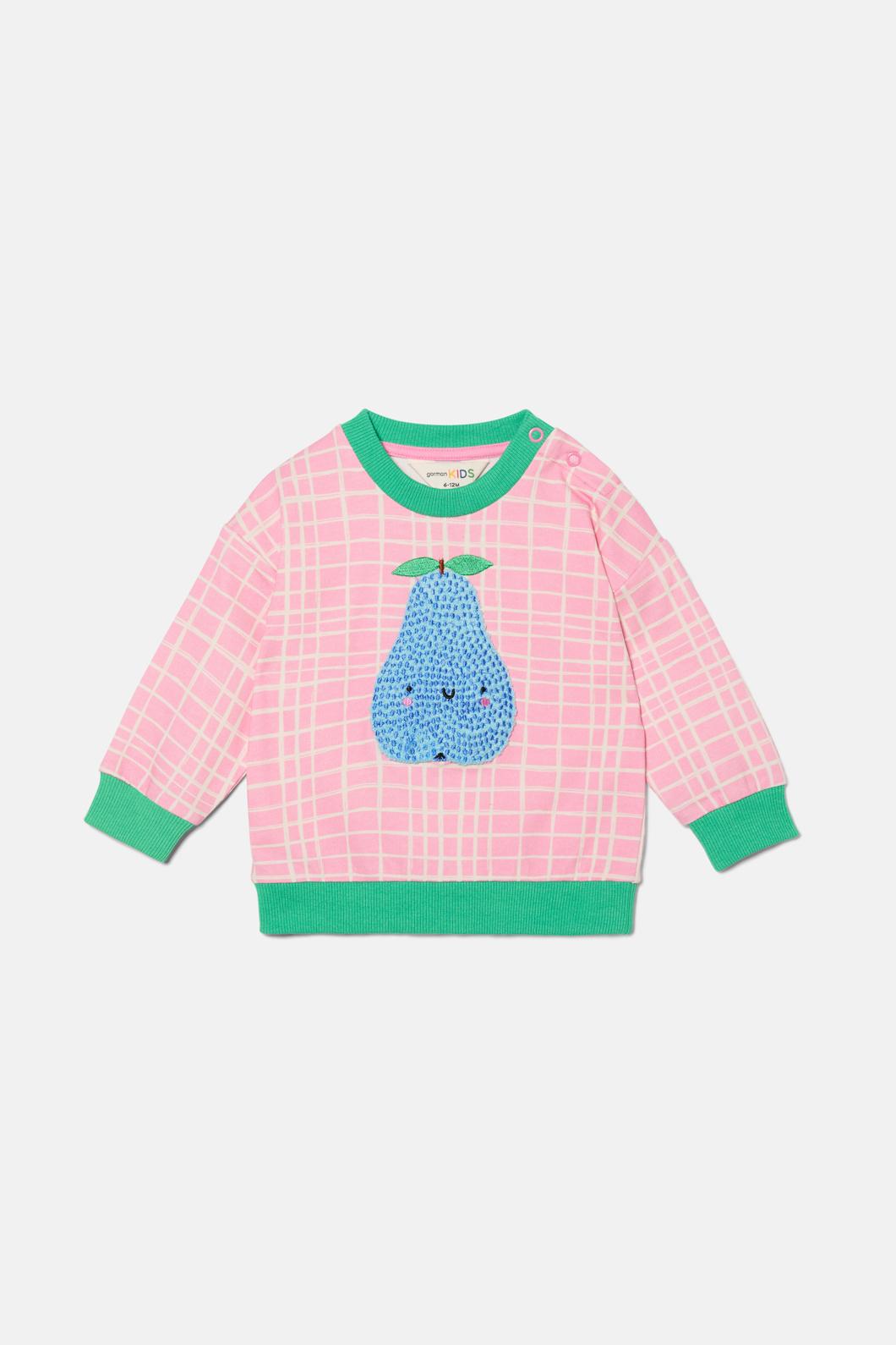 Gorman - Fruity Pear Baby Sweater - pink