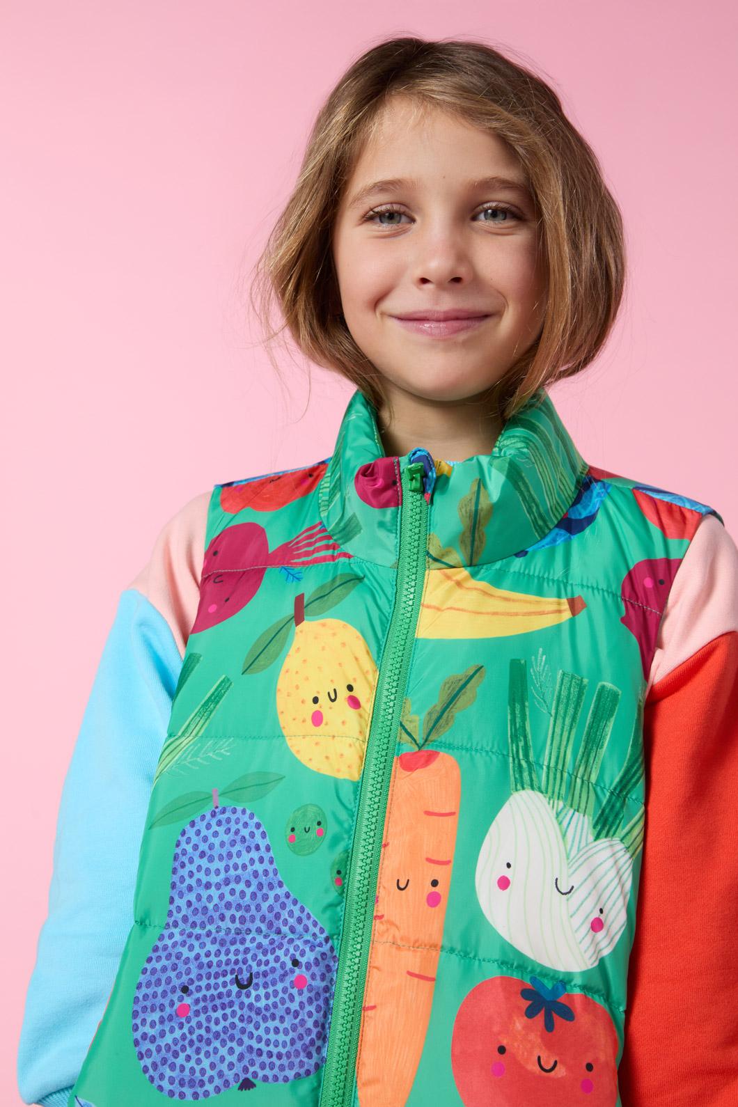 Gorman - Veggies Kids Puffer Vest - multi