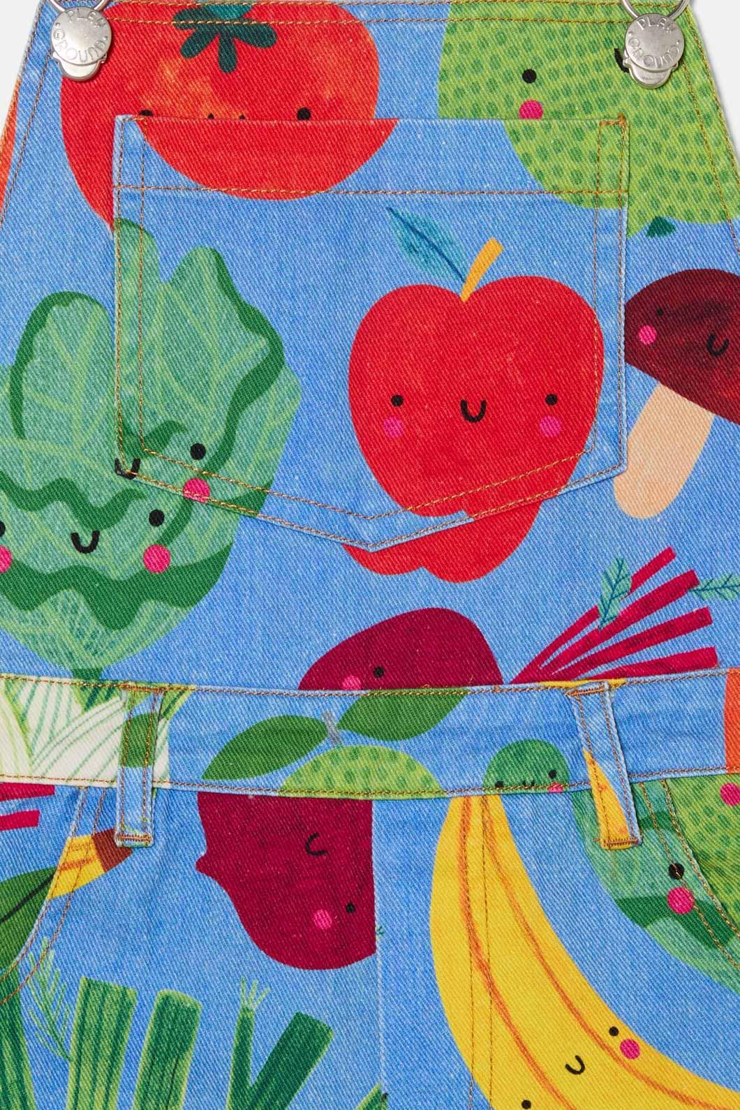 Gorman - Veggies Kids Overalls - denim